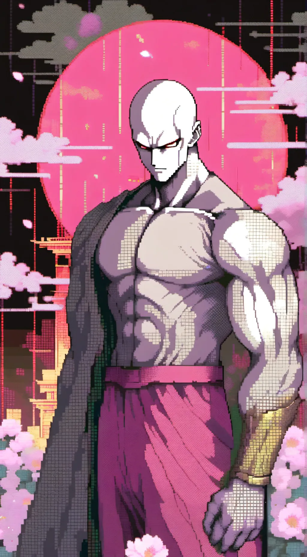 ai character: saitama en TSB background