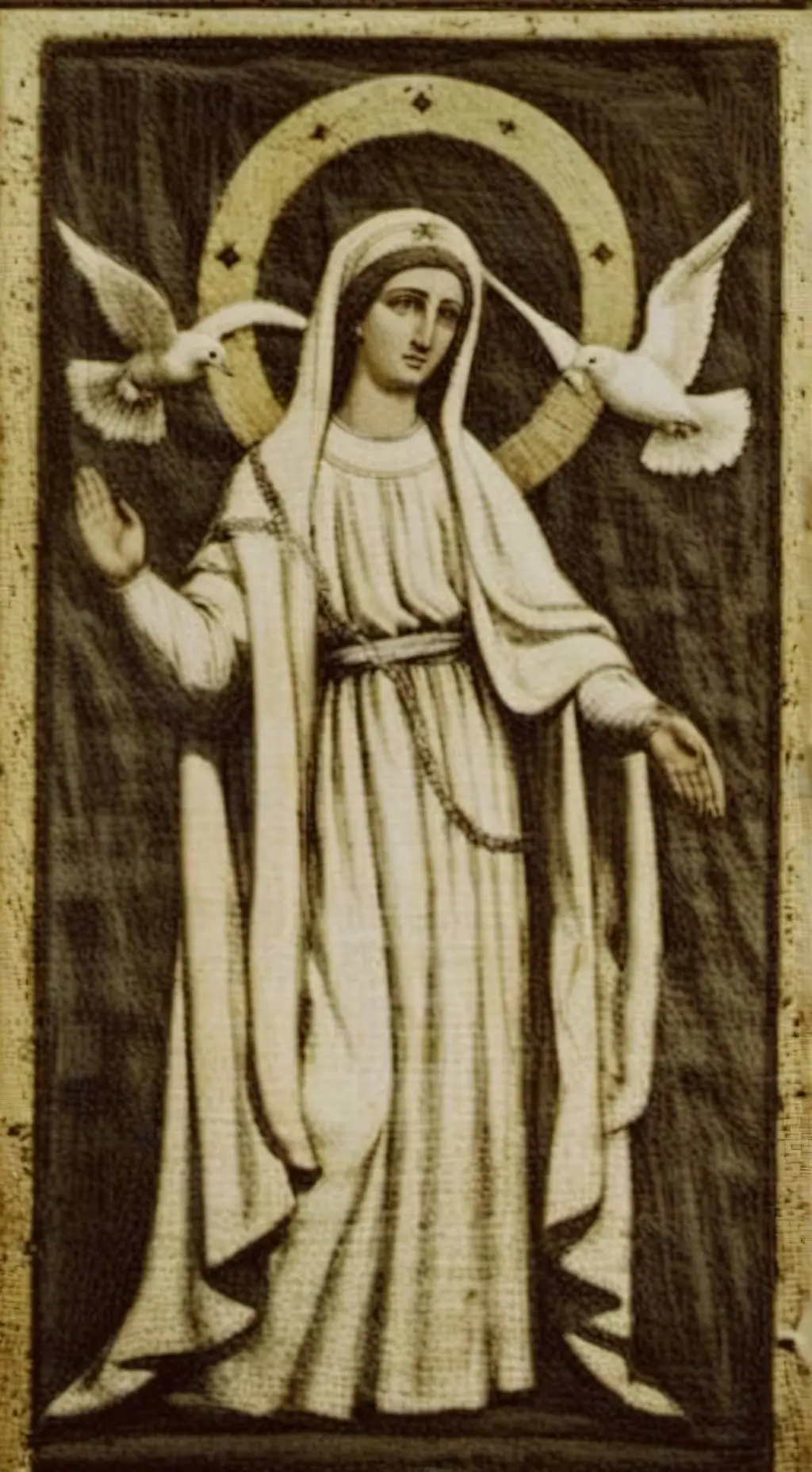 ai character: Saint Eulalia background