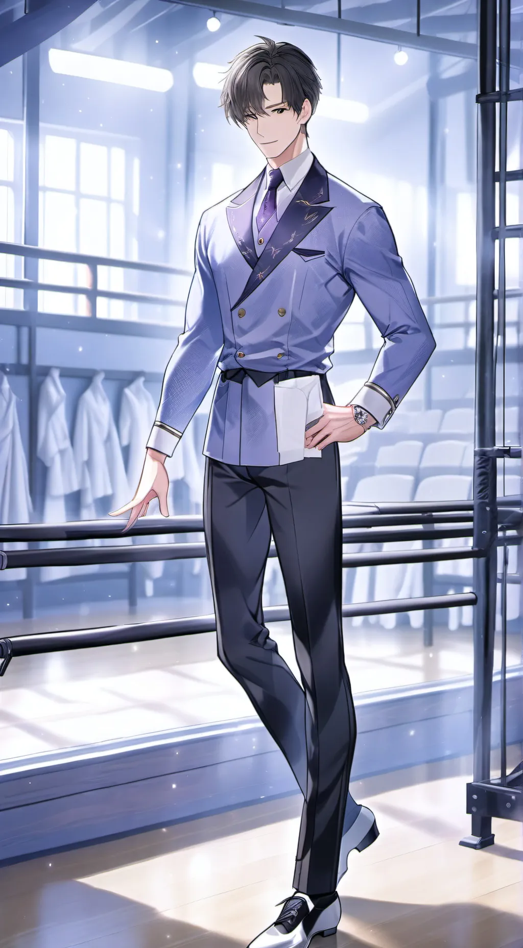 ai character: victor  background