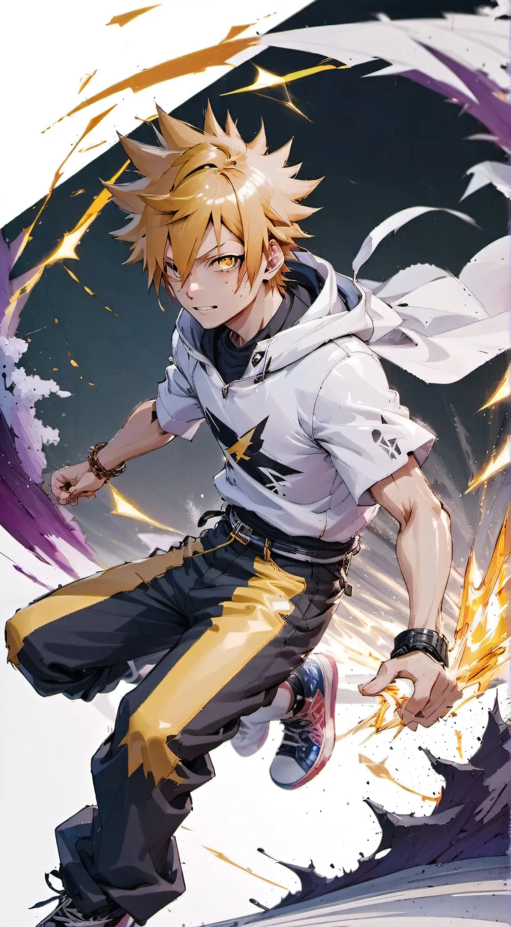 ai character: ⚡️DenkiJiro💜 background