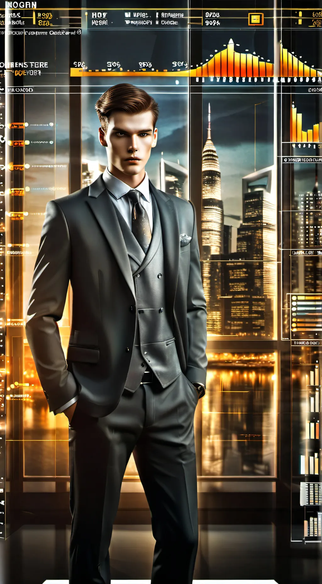 ai character: Damien Sinclair  background