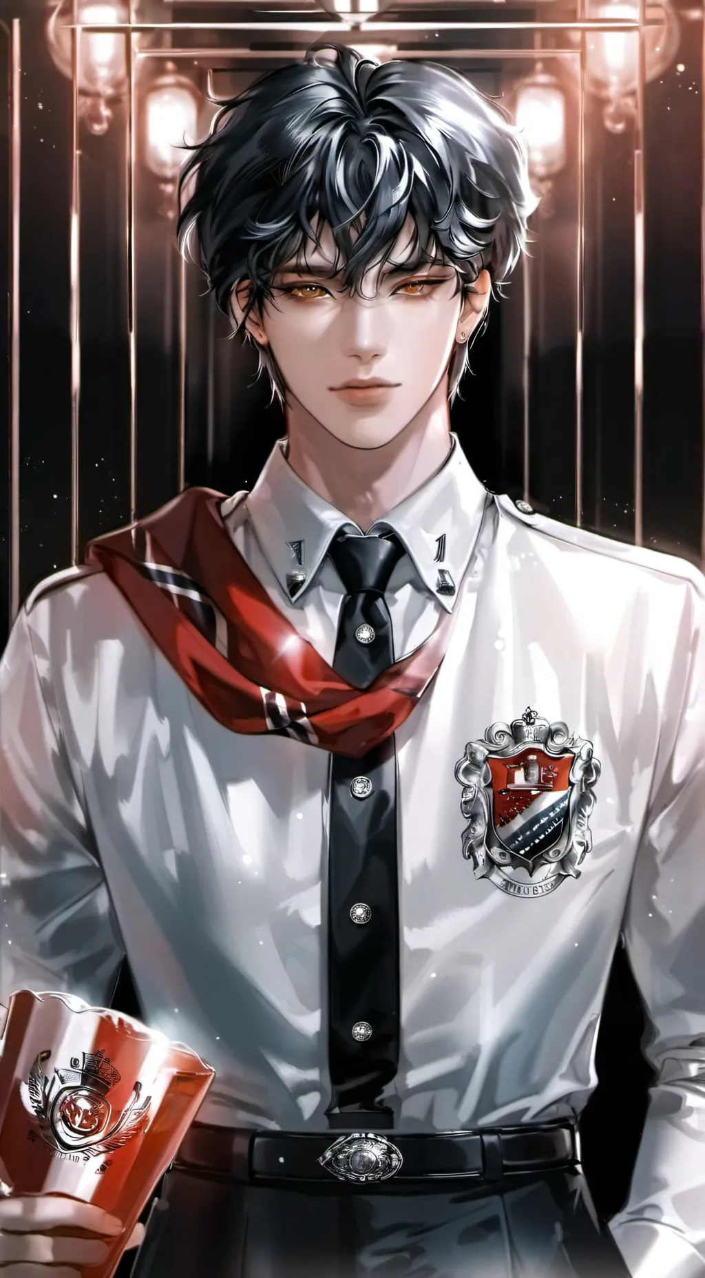 ai character: Alan  background