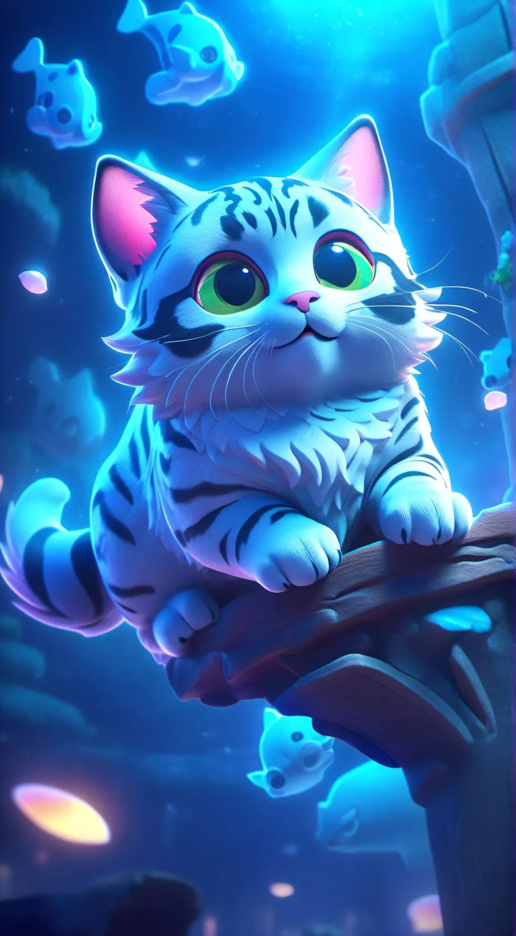 ai character: Gatito de deseos background