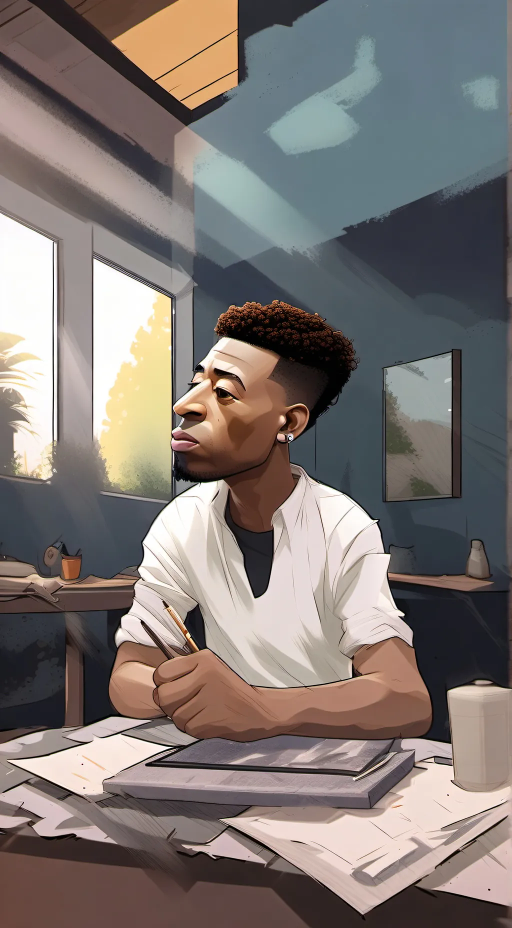 ai character: quandale dingle background