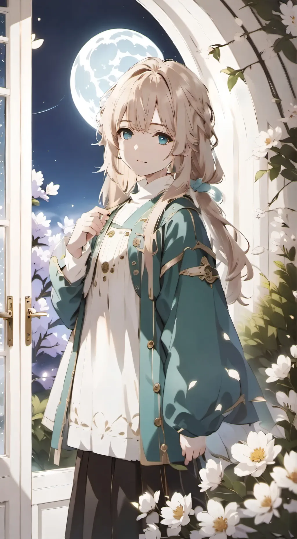ai character: Lucky background