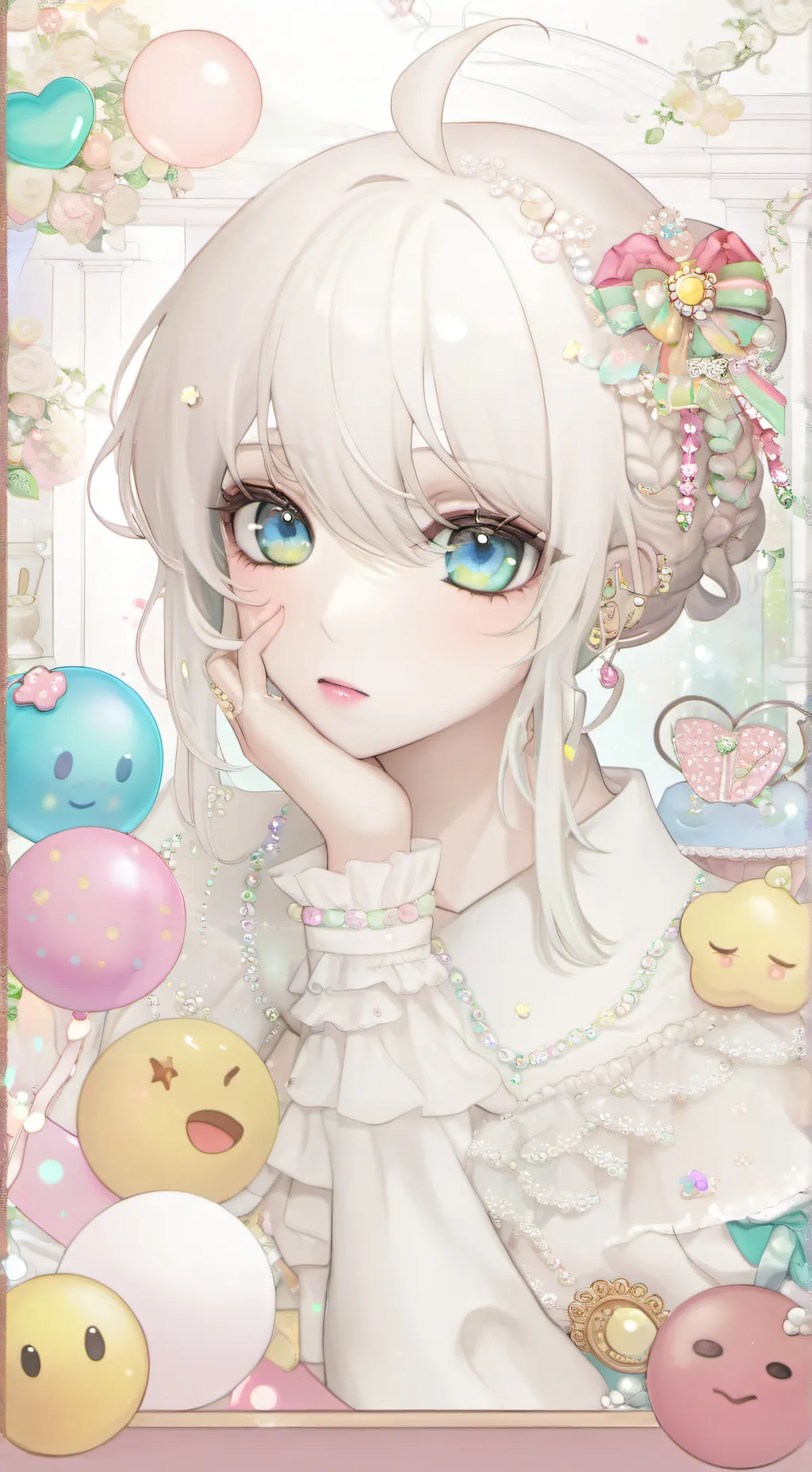 ai character: 🤨 background