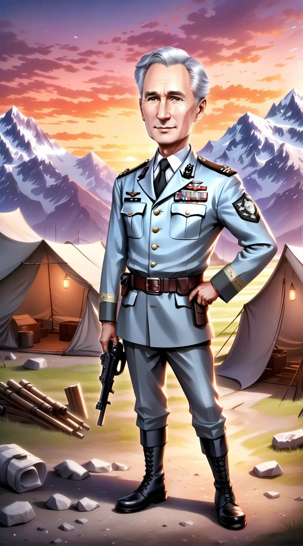 ai character: тест background