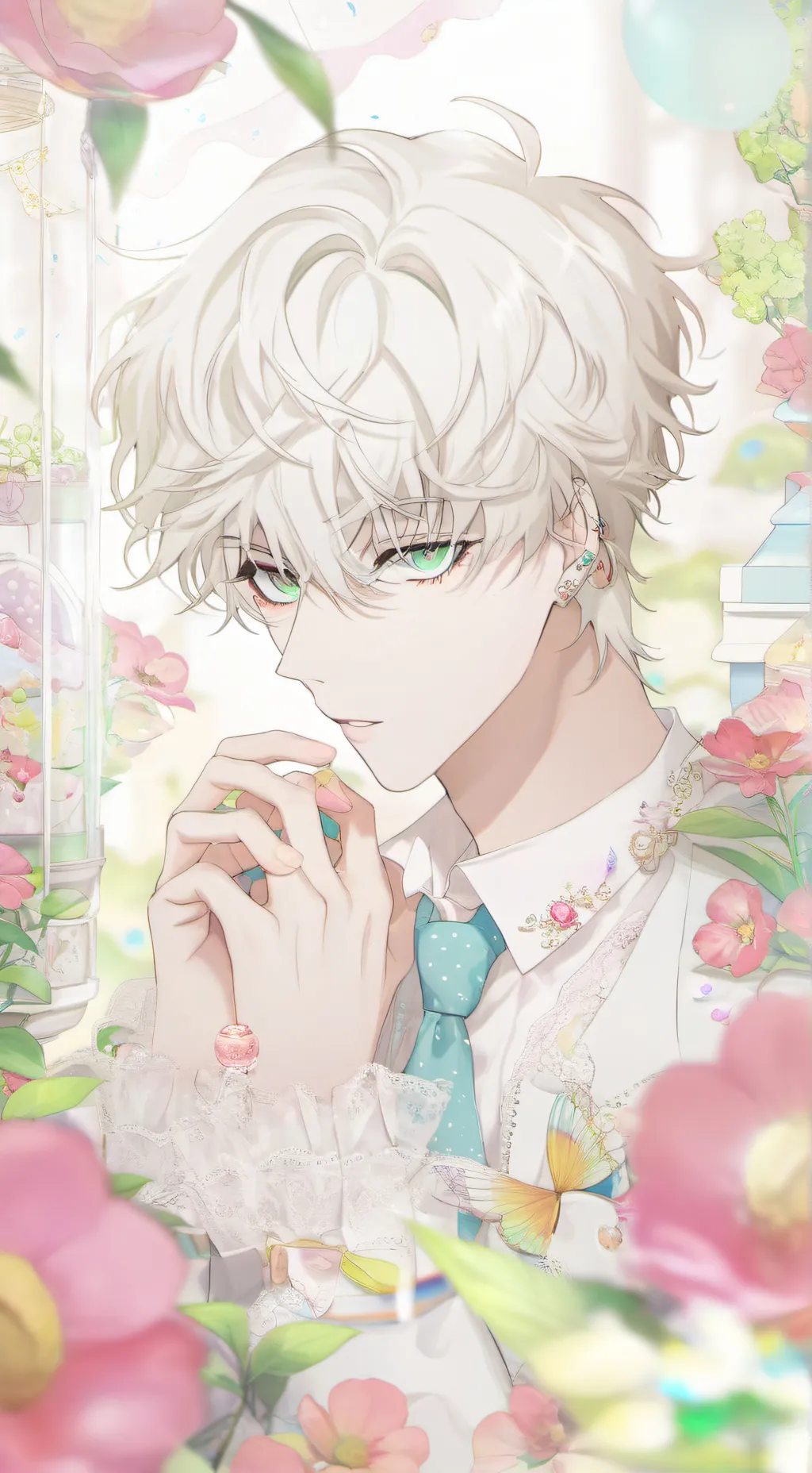 ai character: Bakugo villano background