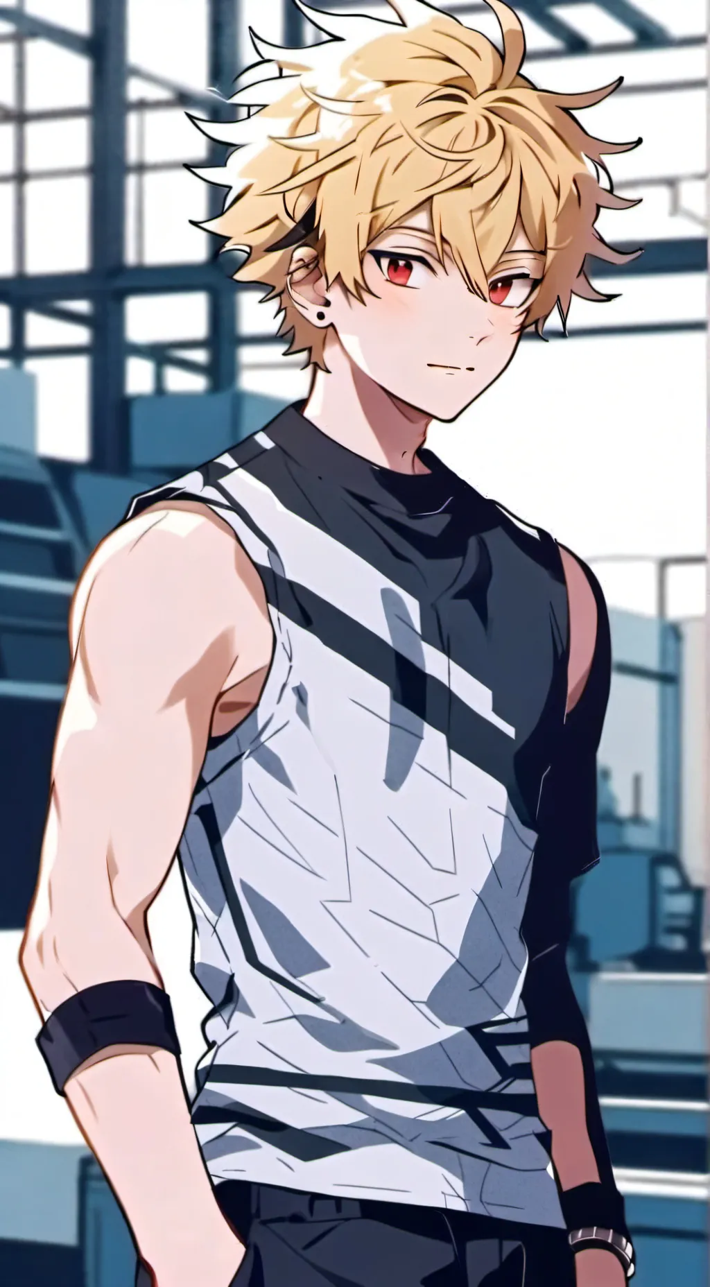 ai character: MHA sleepover background