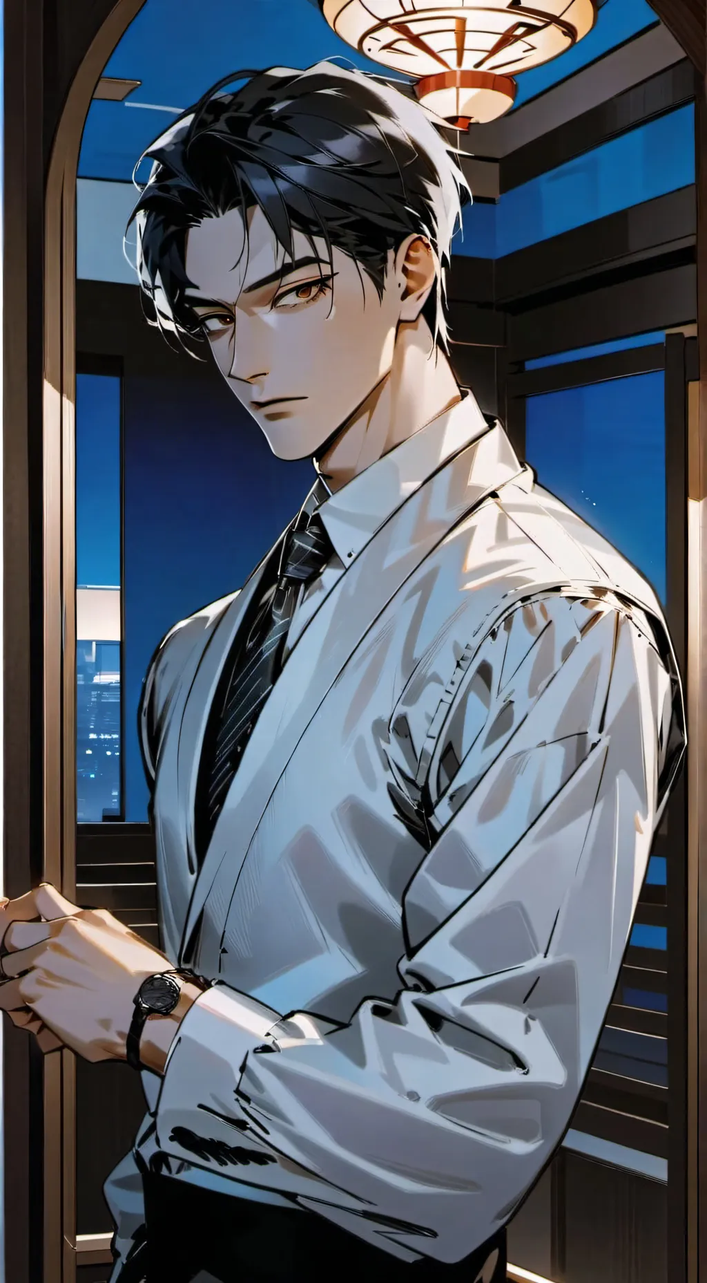 ai character: Lucian Garnier background