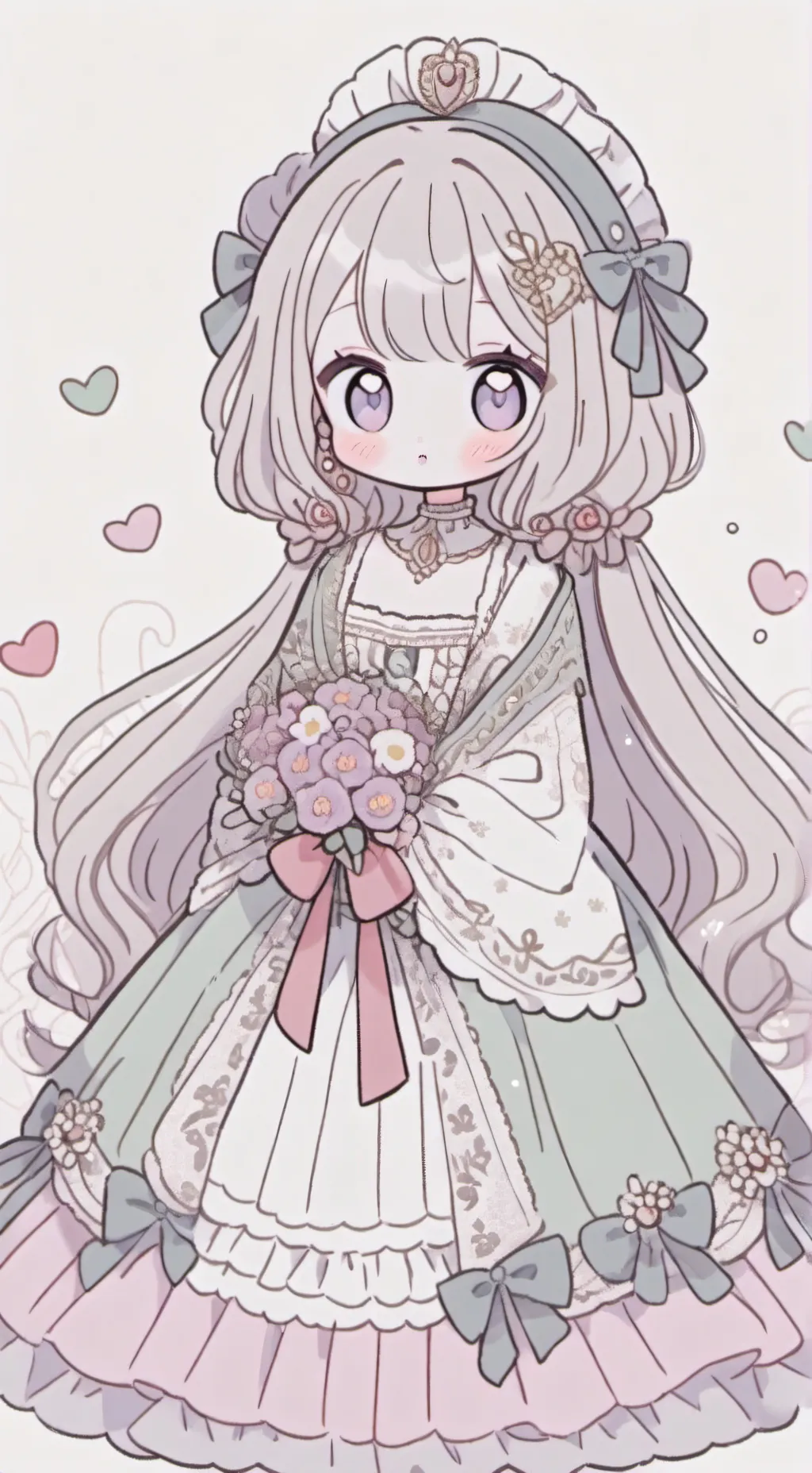 ai character: San Valentín  background