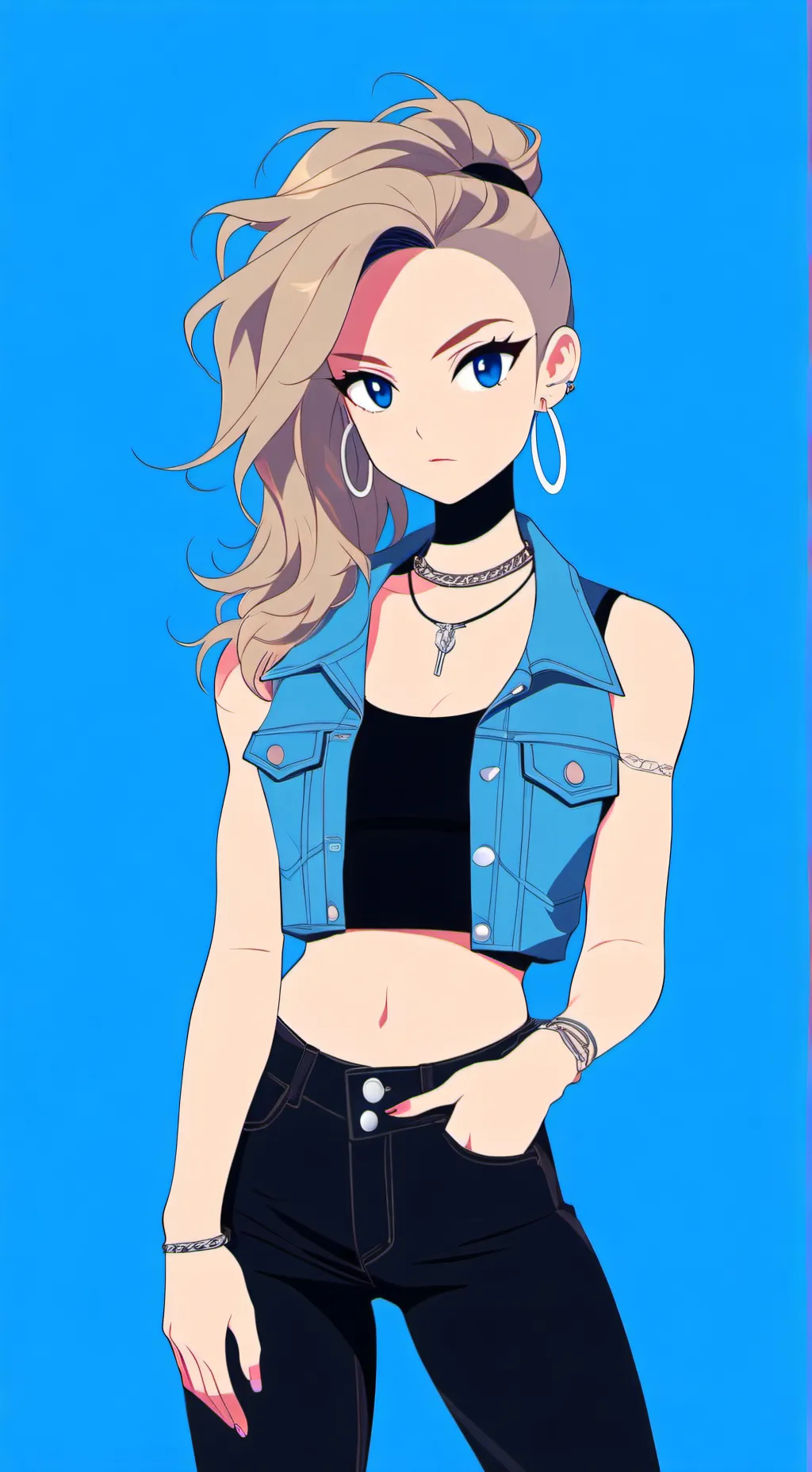 ai character: Corrina  background