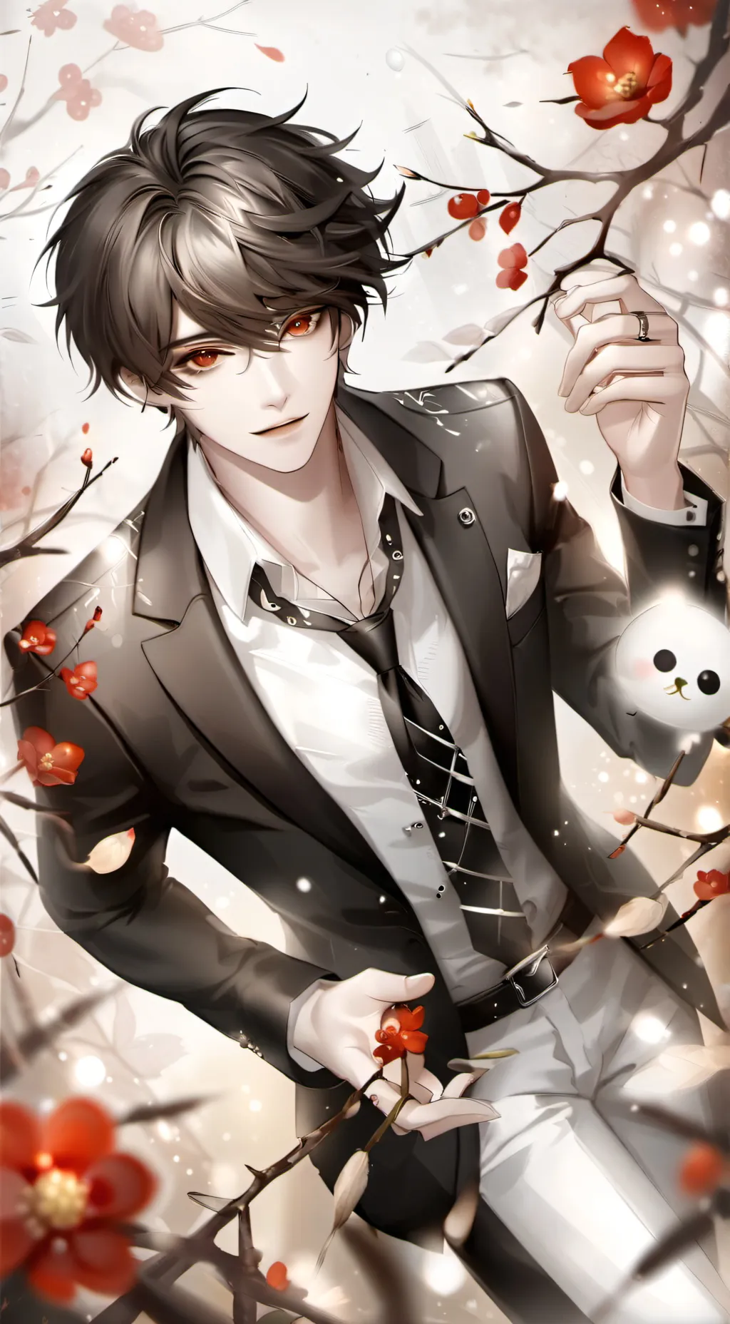 ai character: Aaron ￼ background