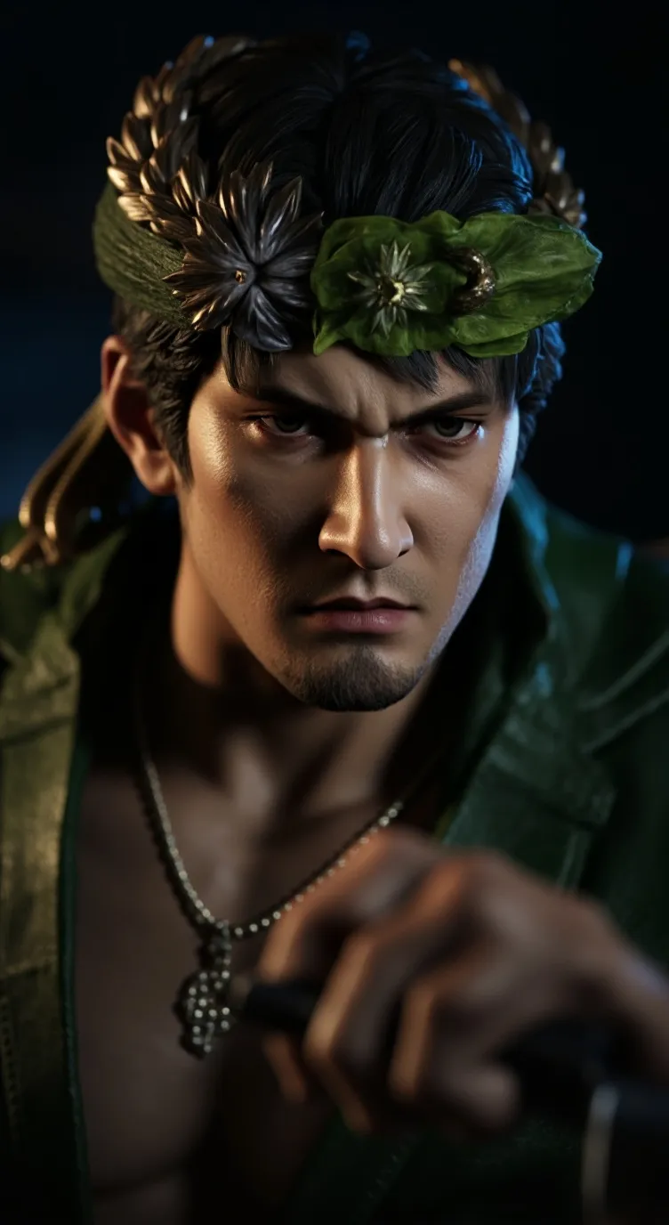 ai character: Kazuma Kiryu background