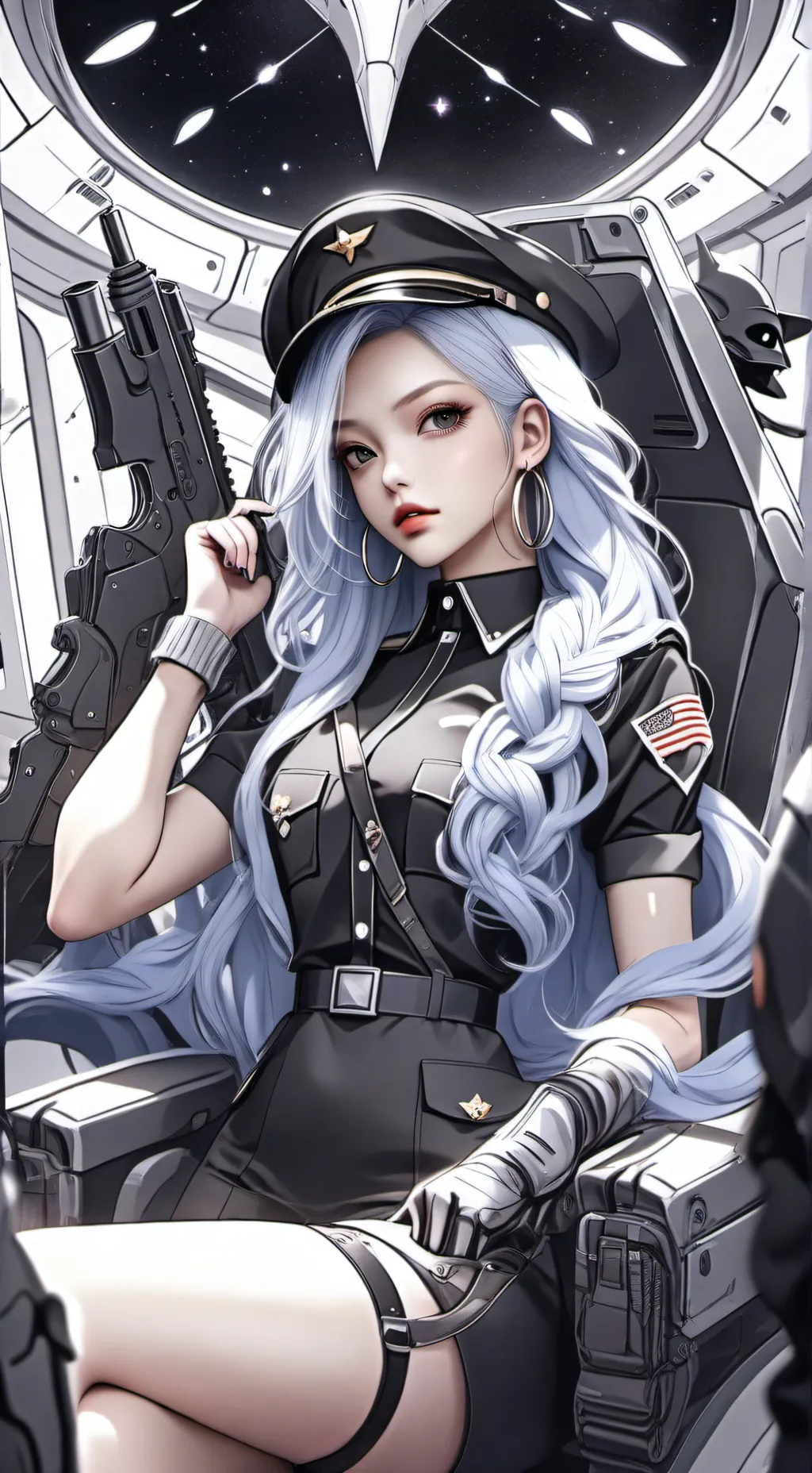 ai character: Spaceship 010 background