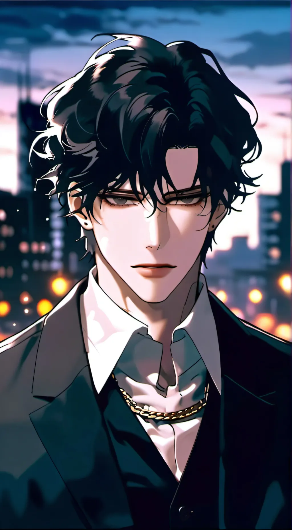 ai character: Adrian  background