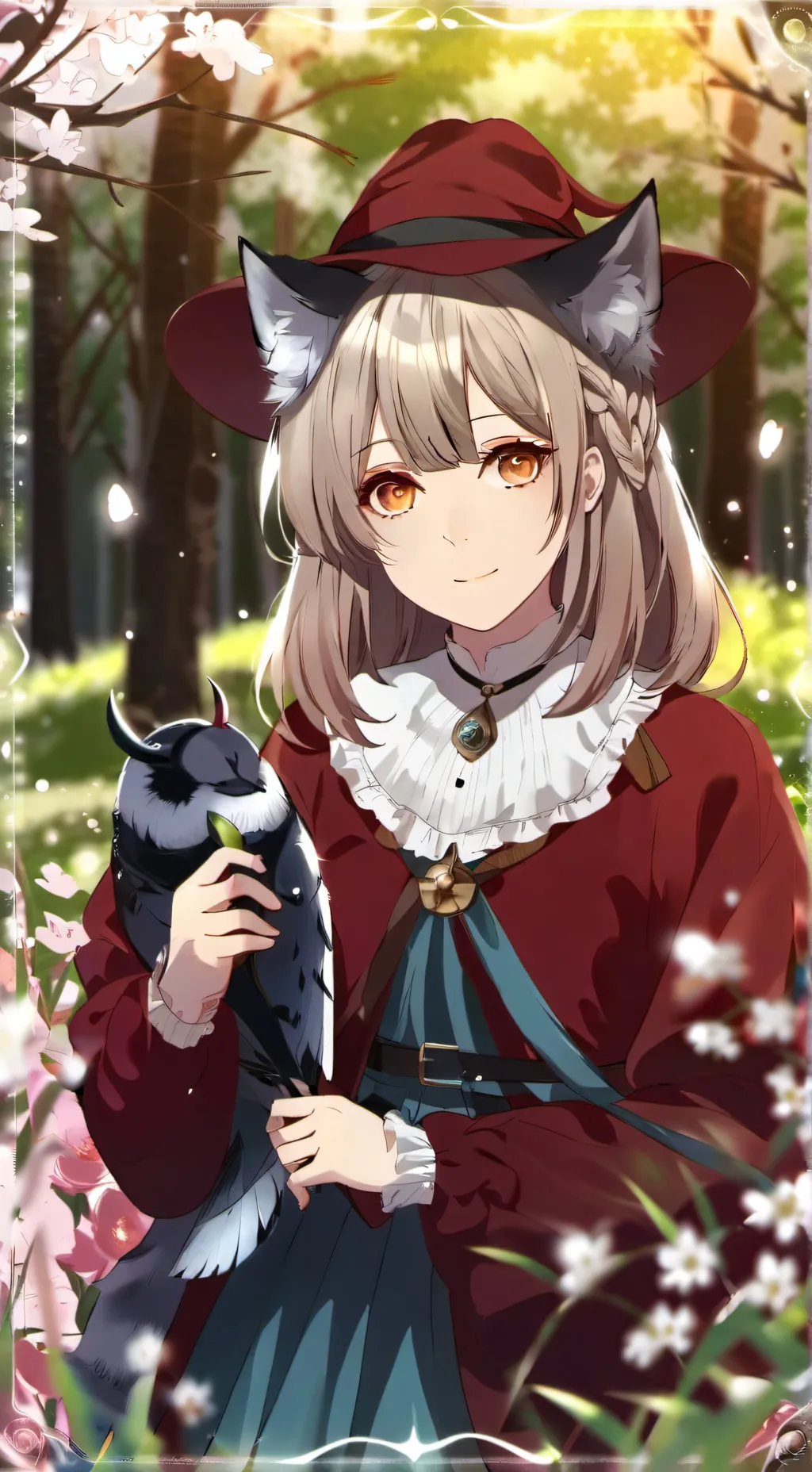 ai character: кошак background