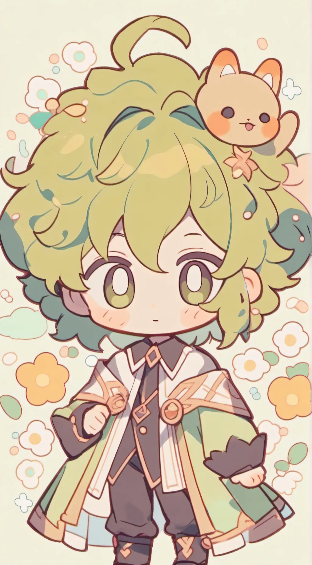 ai character: 😺😺Deku bebe😺😺👍 background