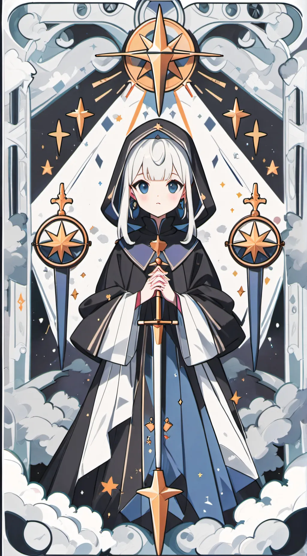 ai character: королева background