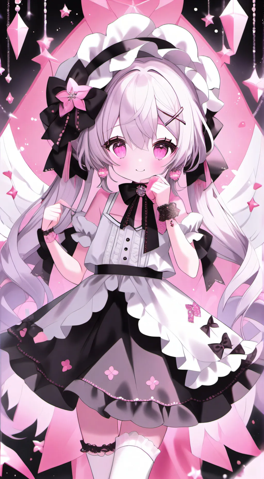 ai character: bowsette  background