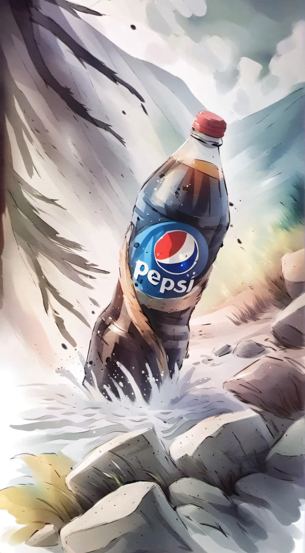 ai character: PEPSI background