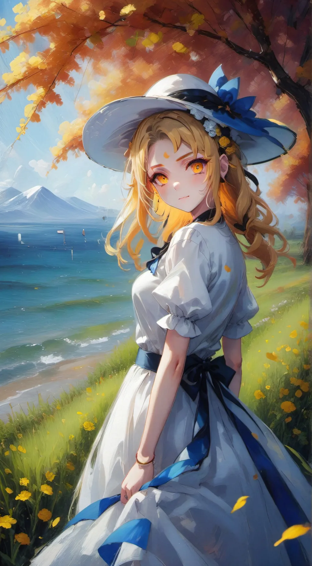 ai character: miya Ariana  background