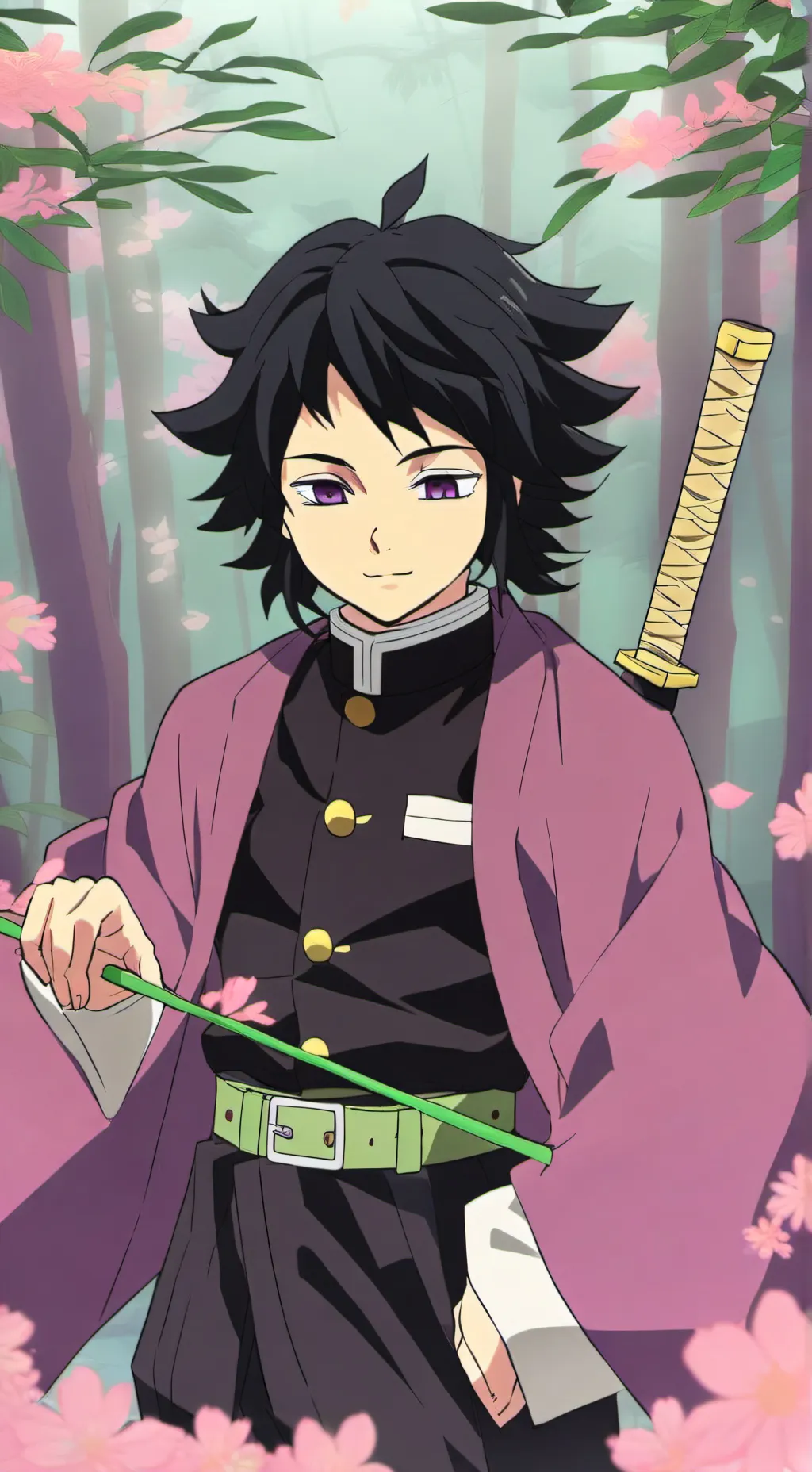 ai character: Demon Slayer (KNY) background