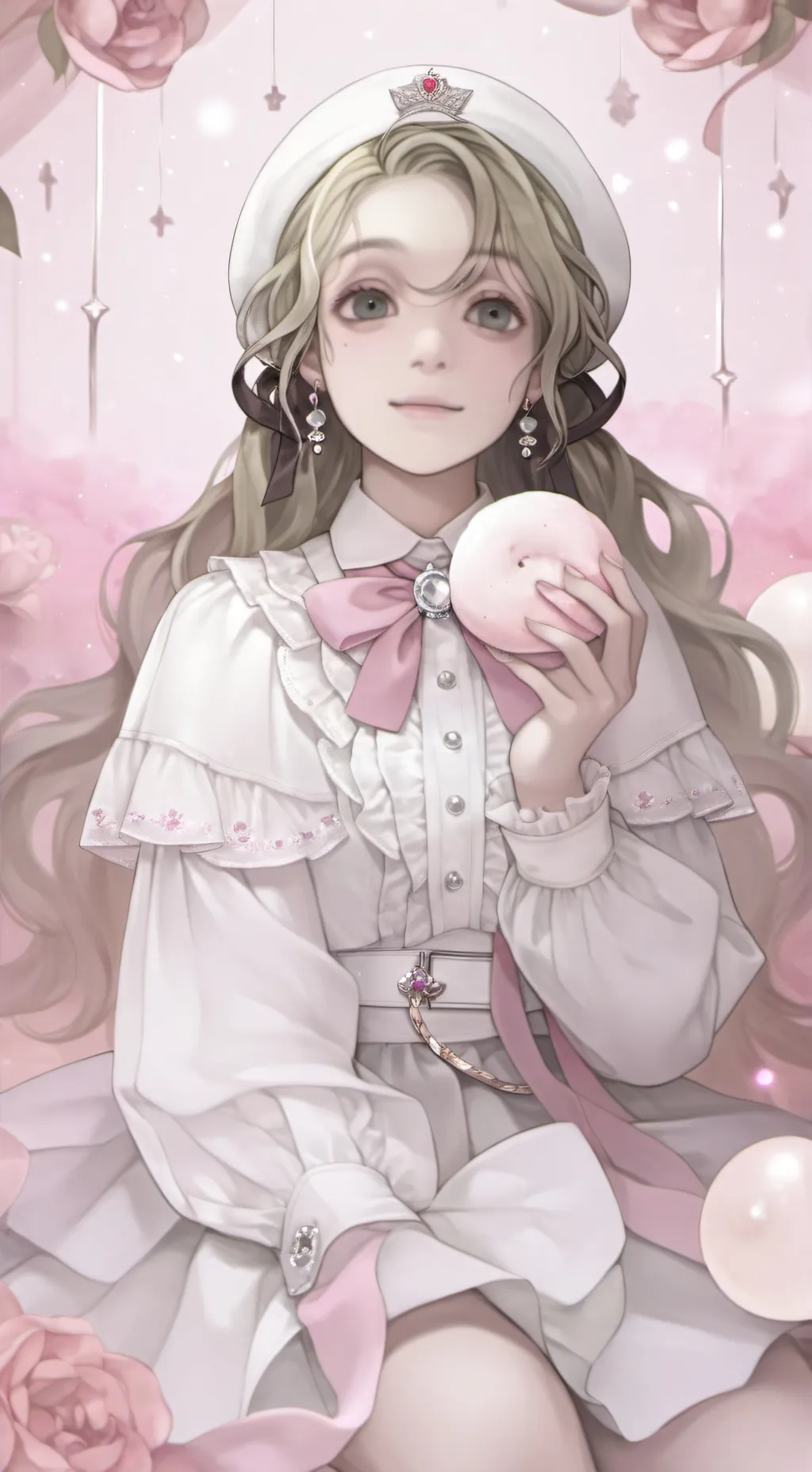 ai character: Girl background