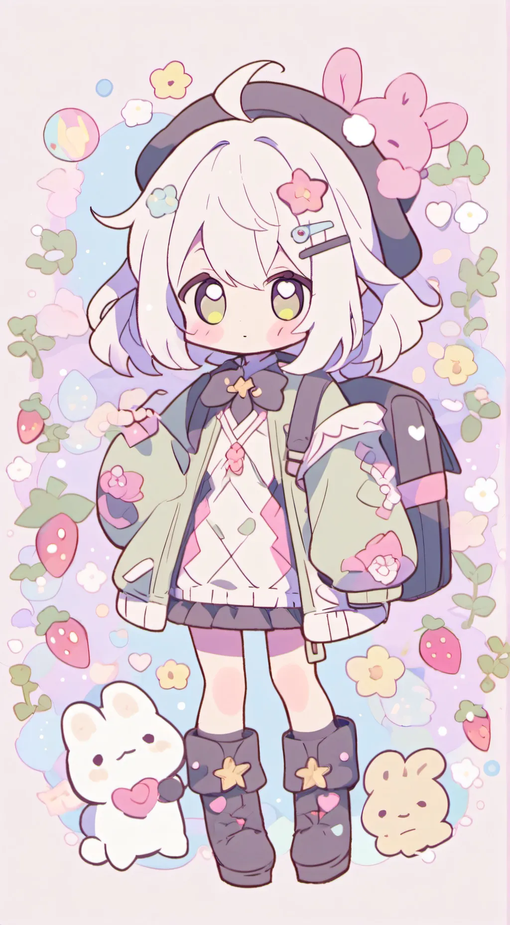 ai character: mha oh no  background