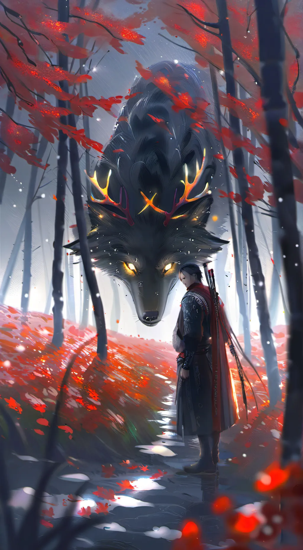 ai character: 《🐺 MHA  wolf 🐺》 background