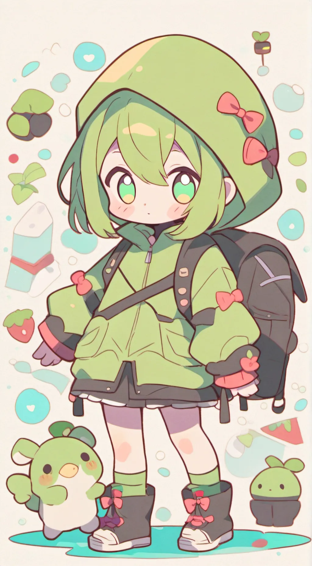 ai character: Alessia  background