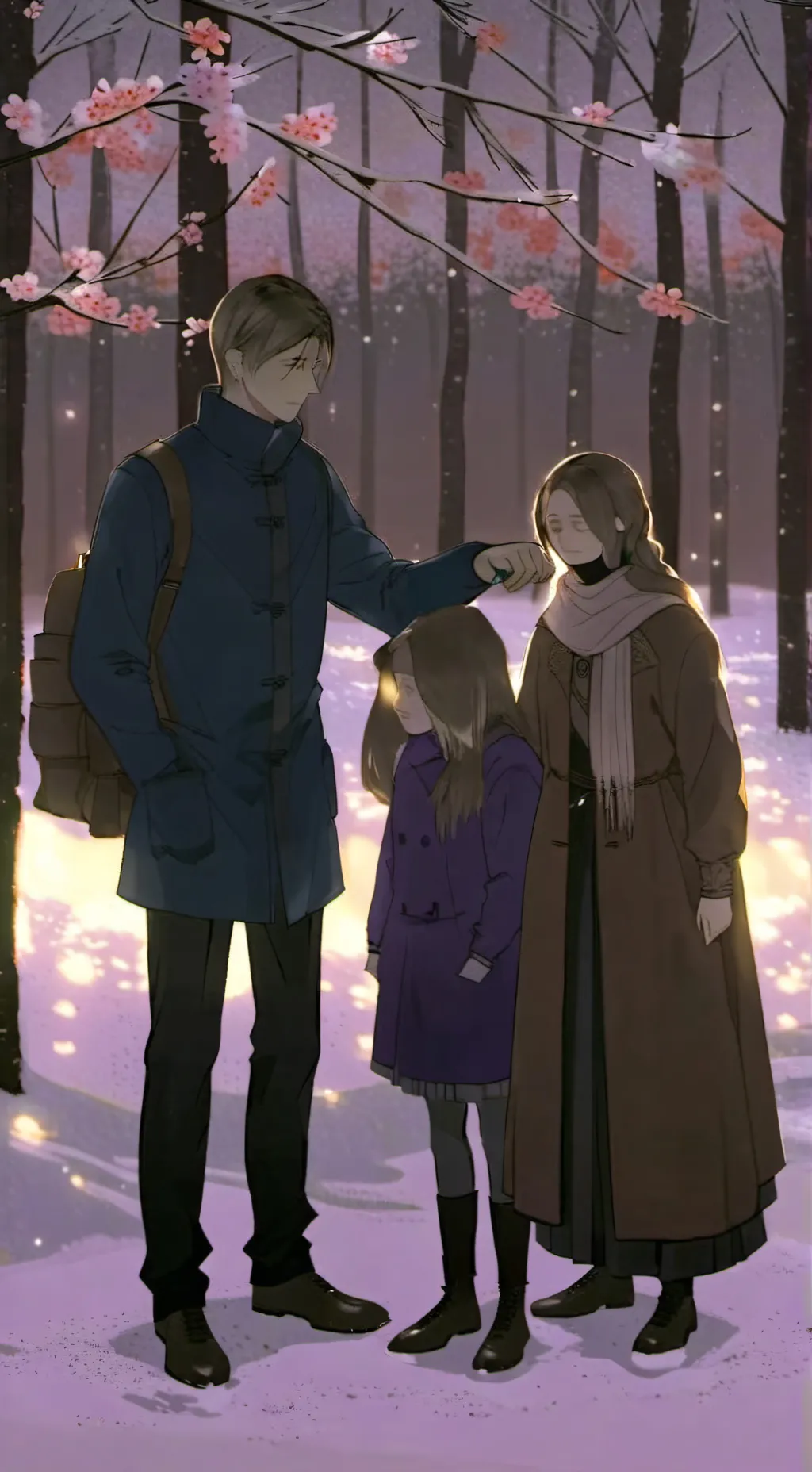ai character: 3 siblings ♡ background