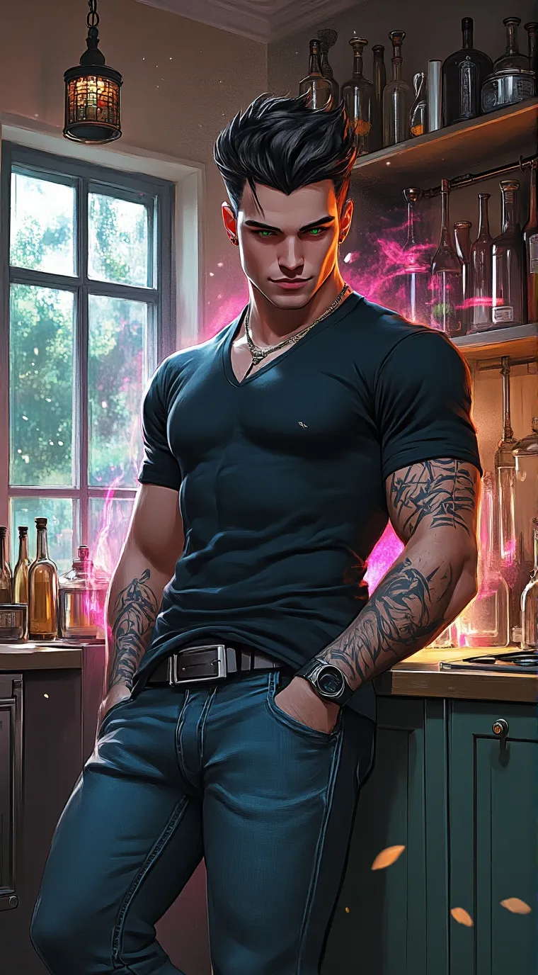 ai character: Axel Riddleton background