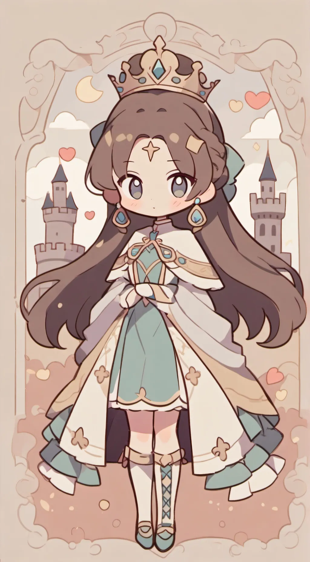 ai character: Hija del rey background