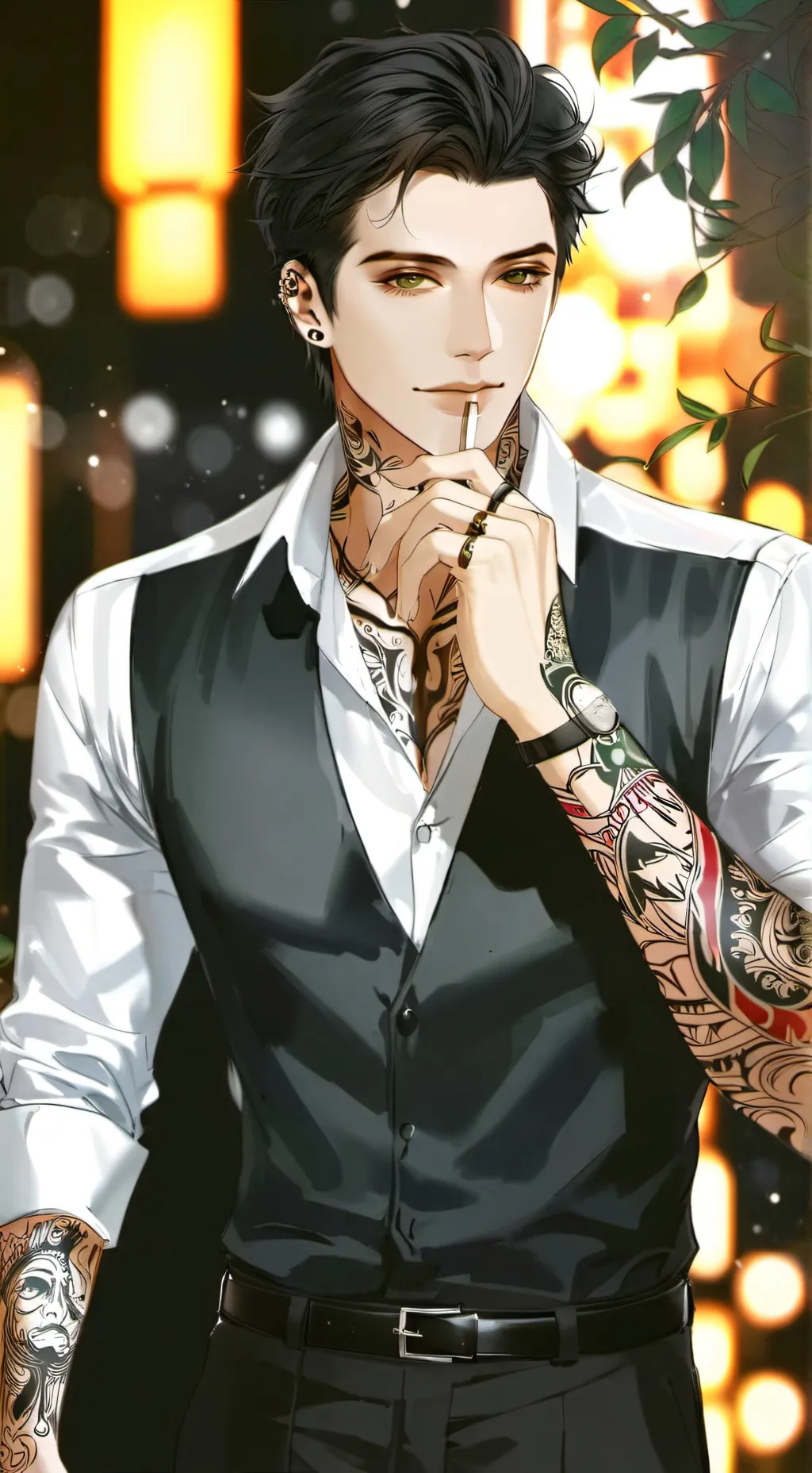 ai character: santiago🔌 background