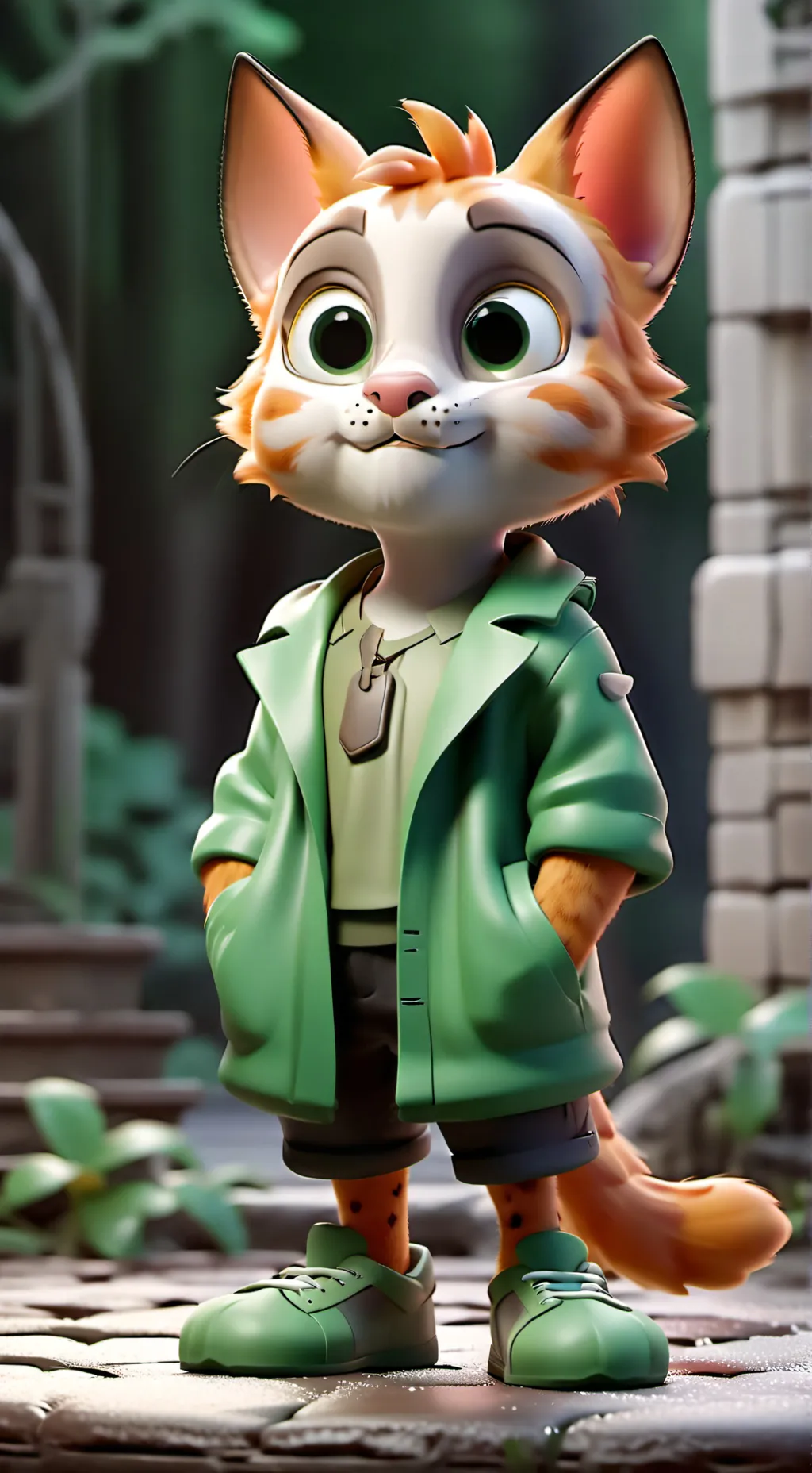 ai character: Firestar  background