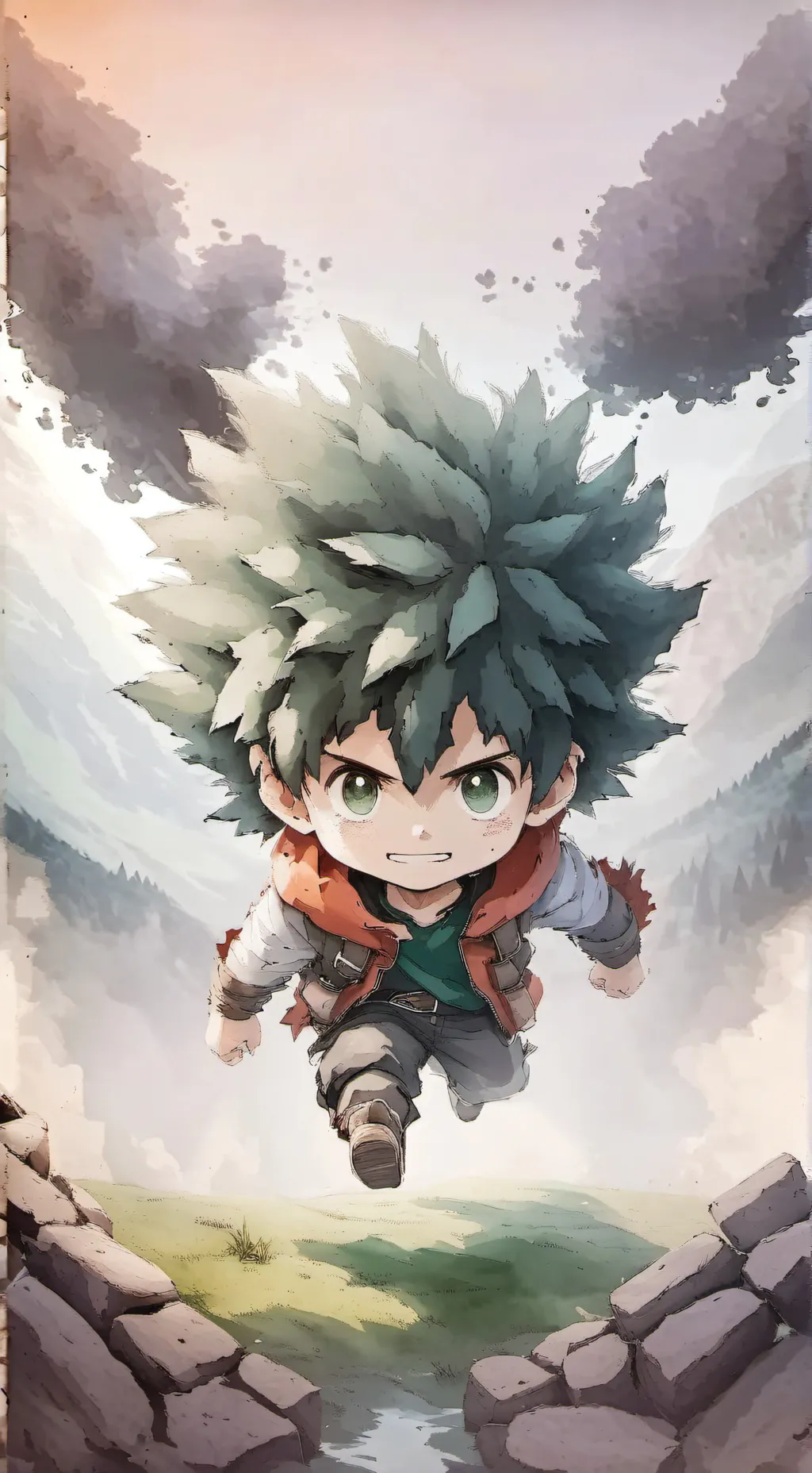 ai character: MHA villain rehab background