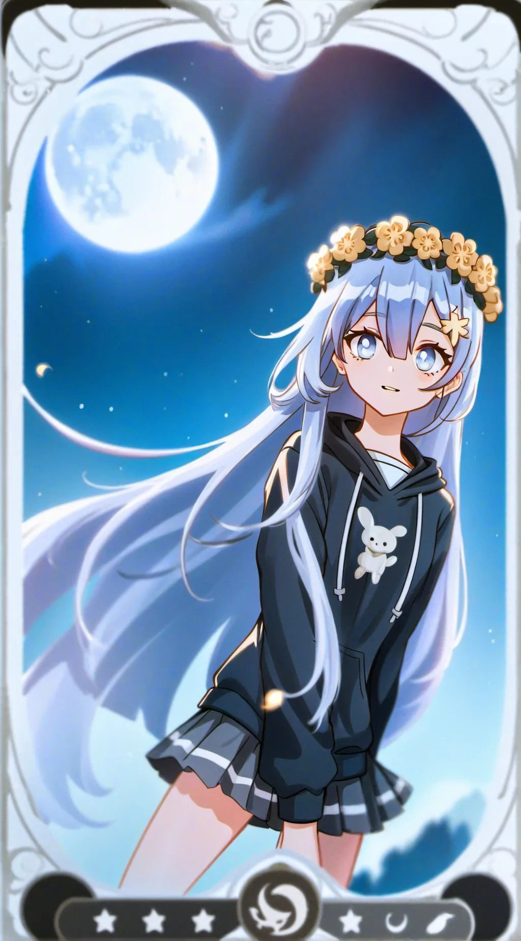 ai character: Luna background