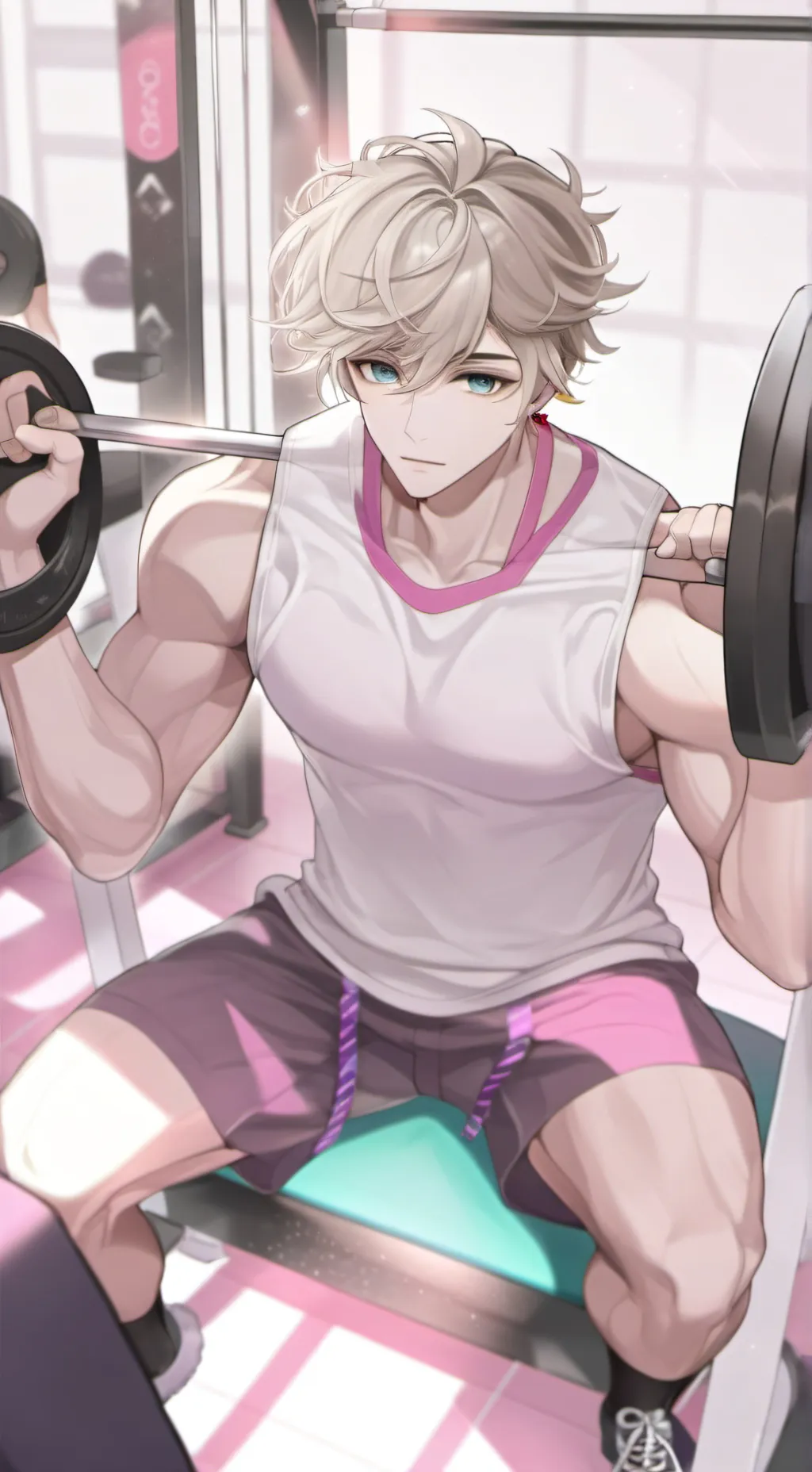ai character: asher👍🎉🤯🤗 background