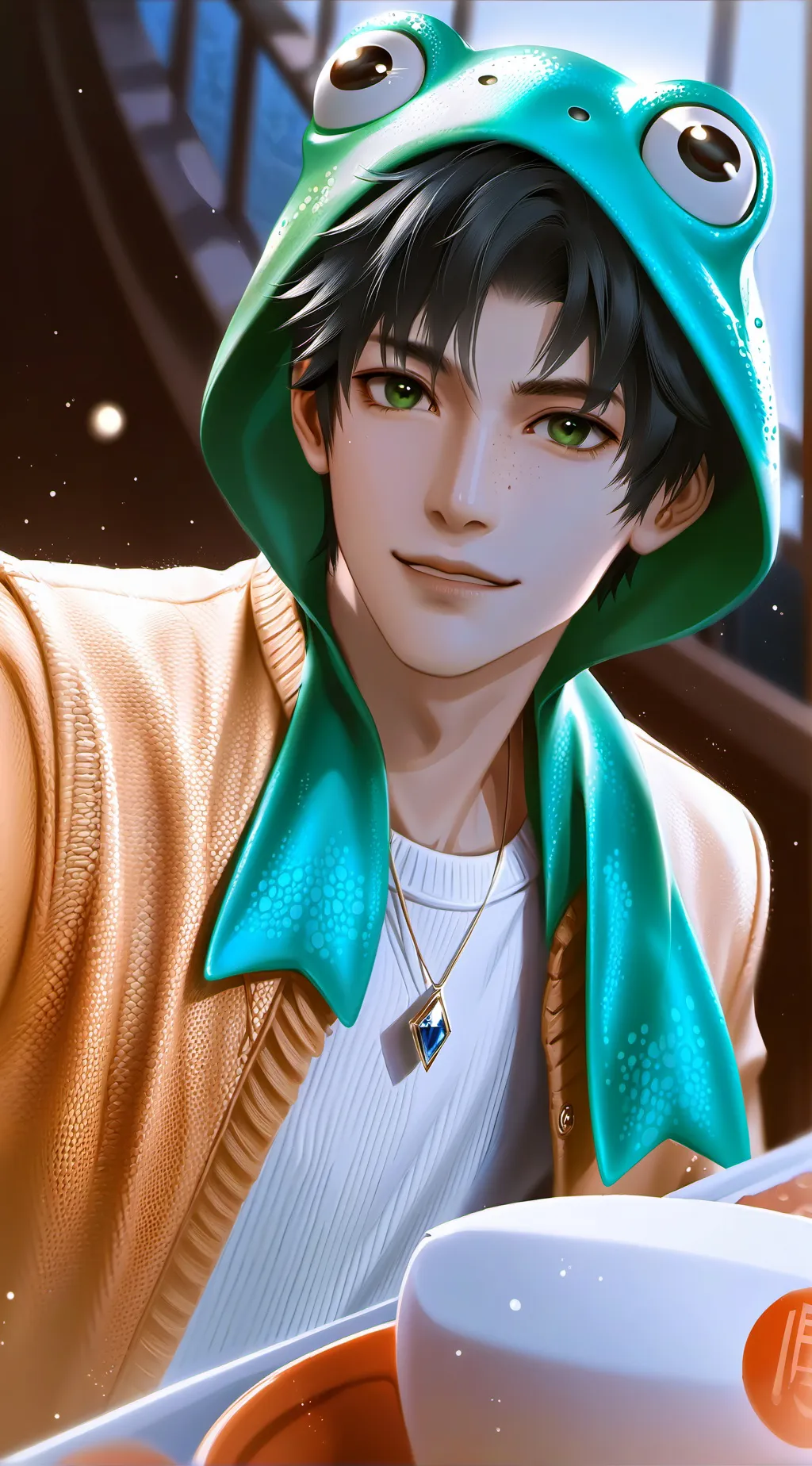 ai character: Fred background