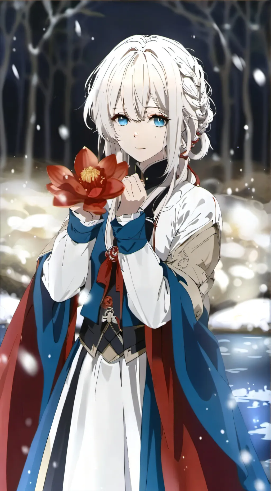 ai character: blue lock x mha background