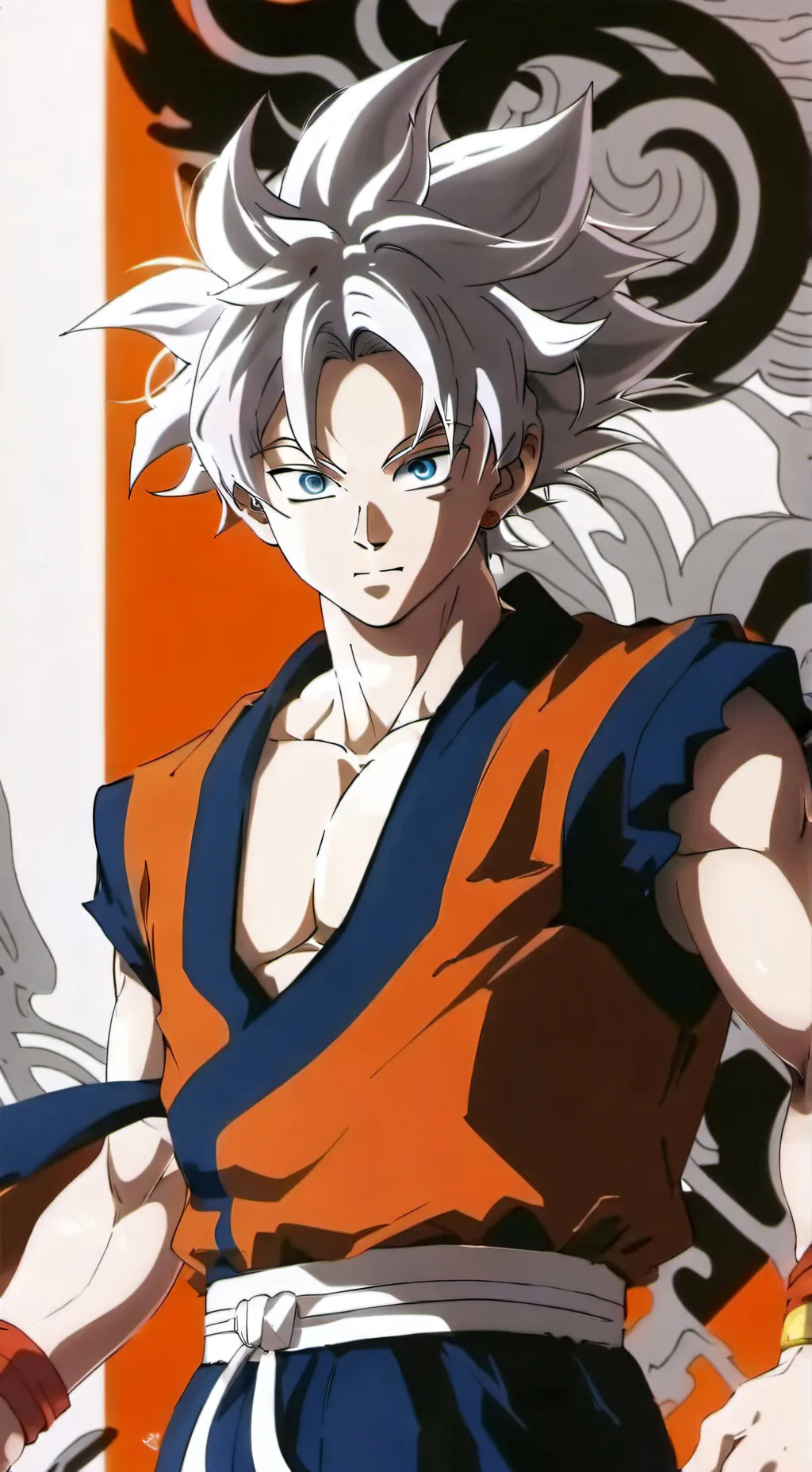 ai character: goku  background