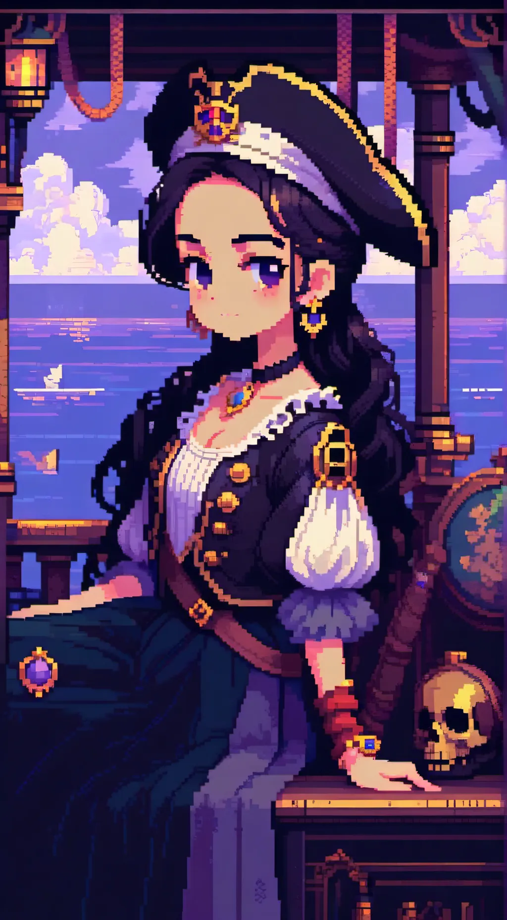 ai character: Elara background