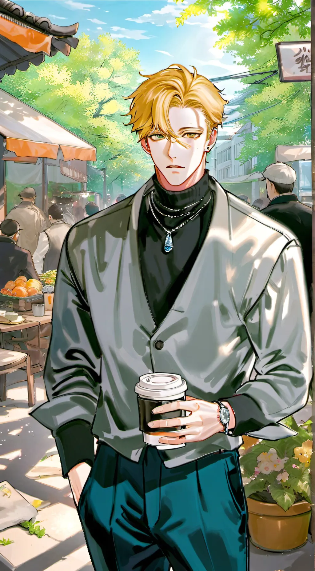 ai character: bakugo background