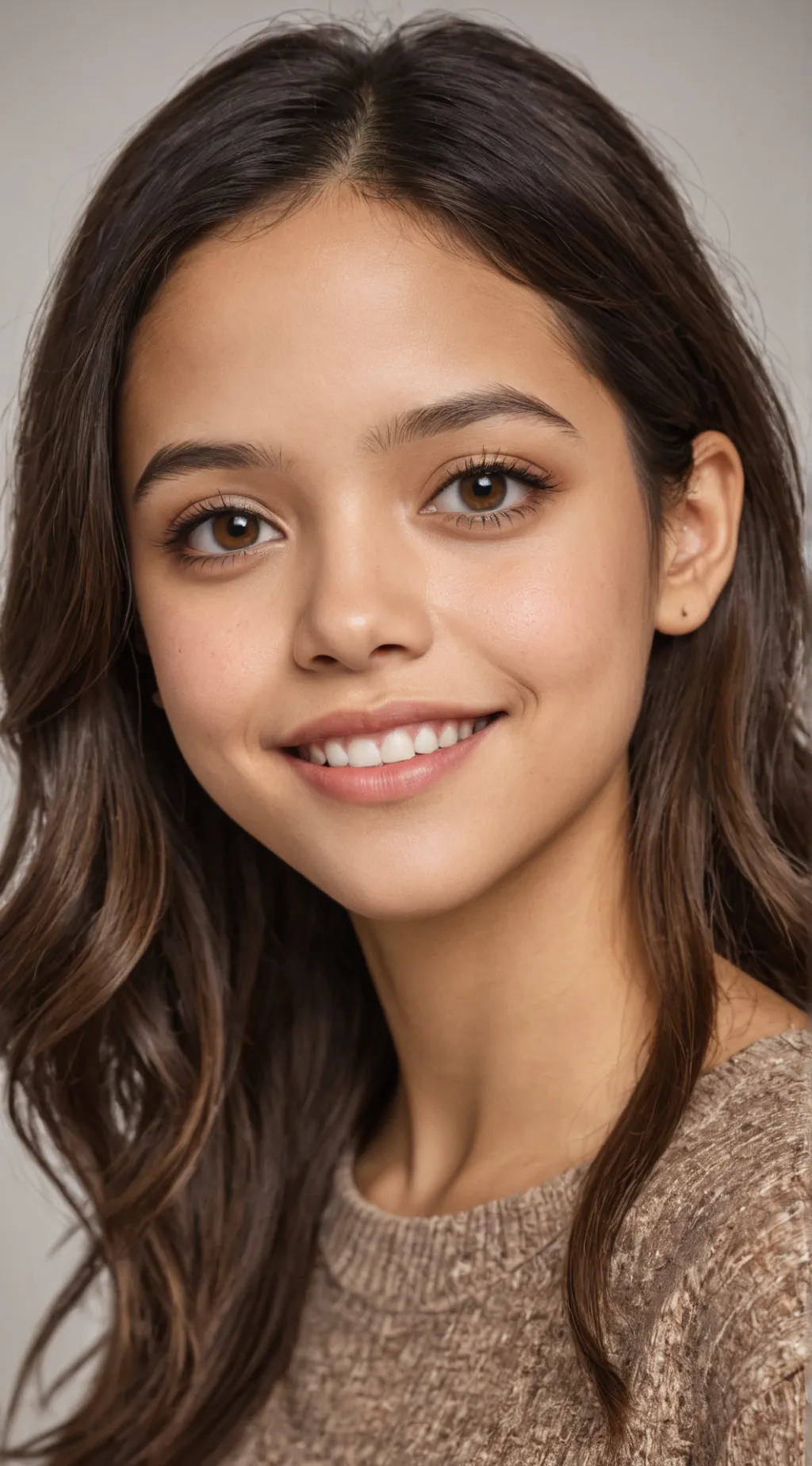 ai character: Jenna Ortega background