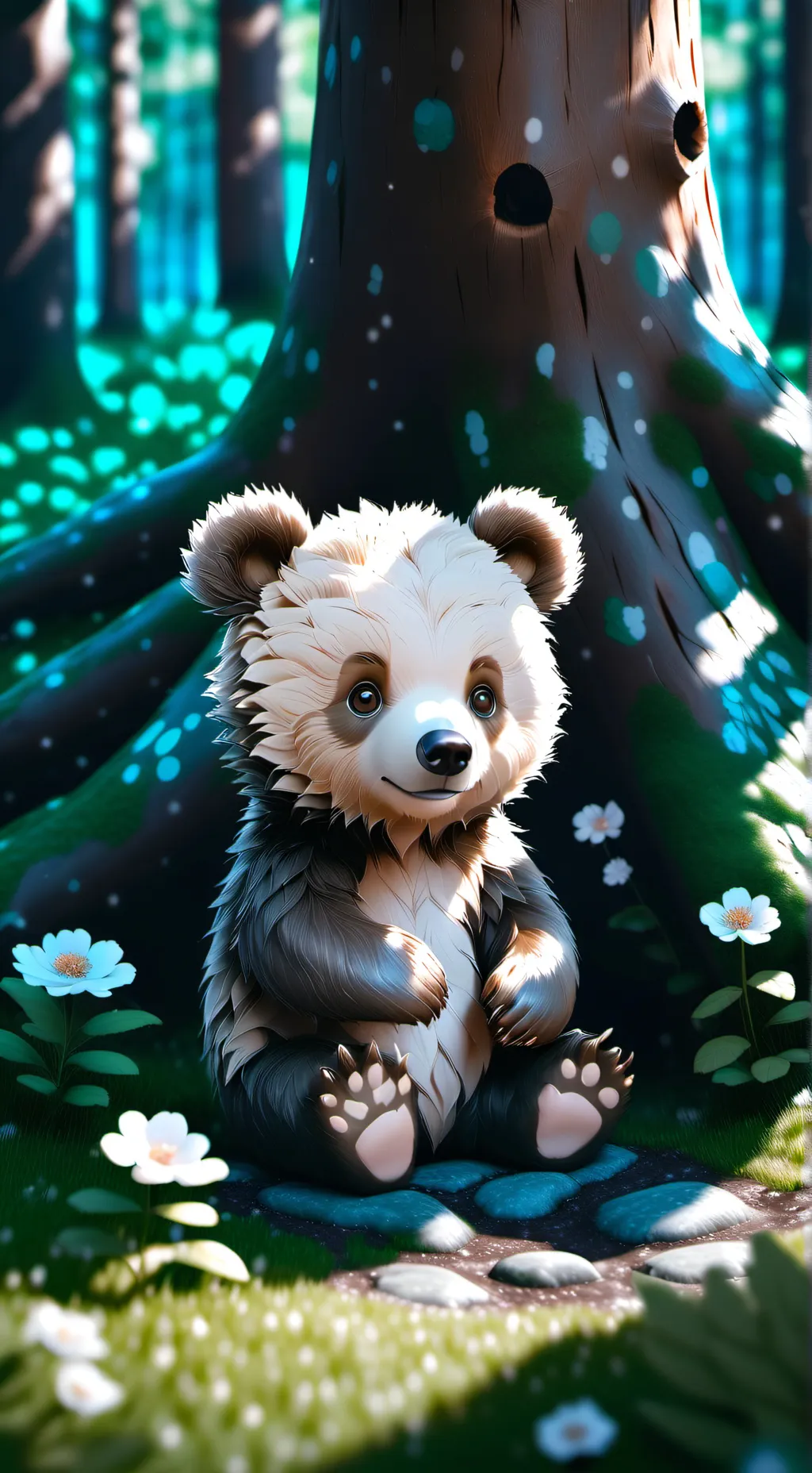 ai character: Фредди  background