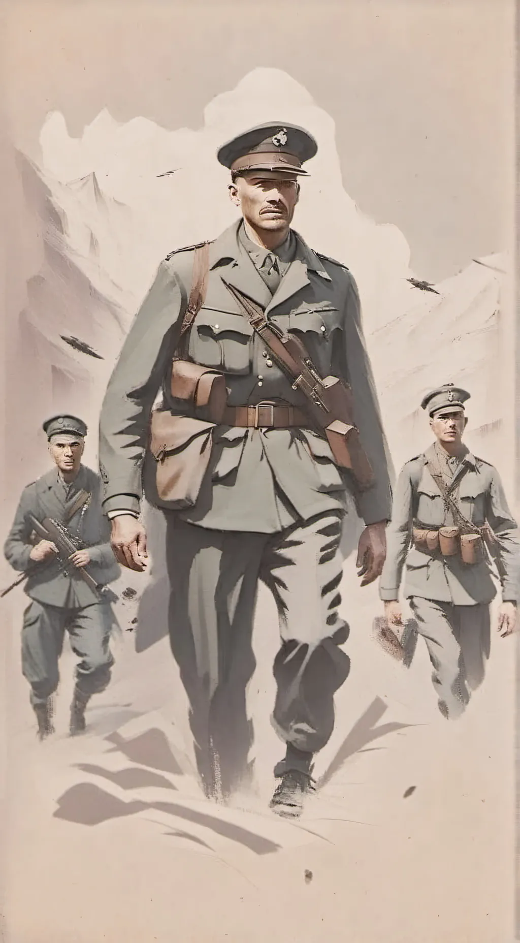 ai character: war of 20th  background