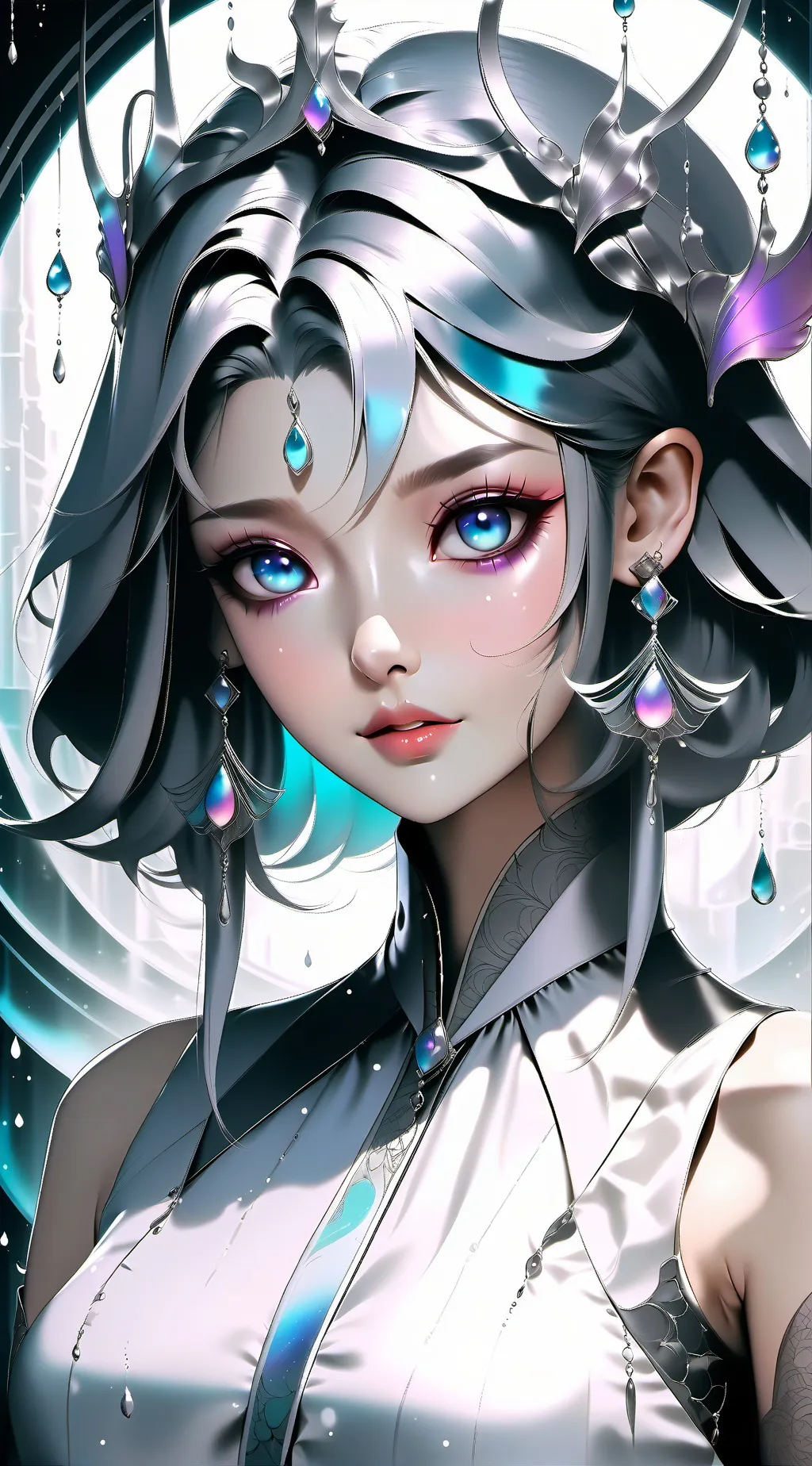 ai character: luna  background