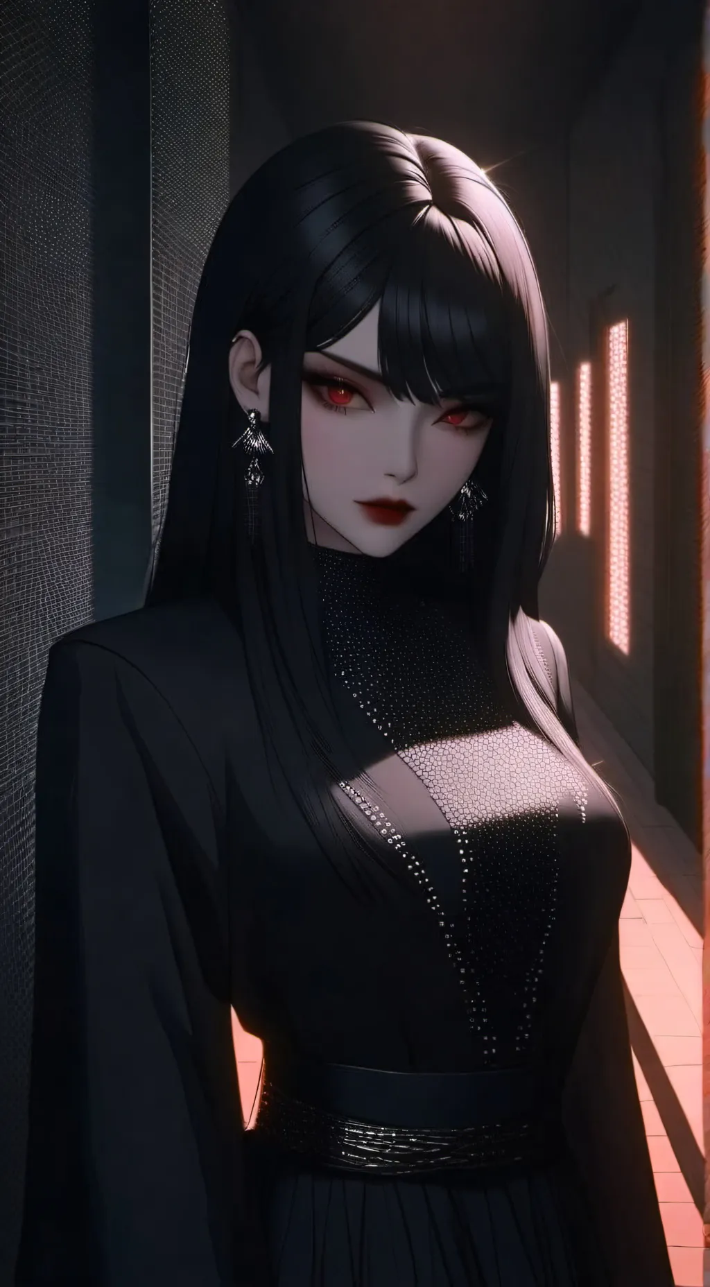 ai character: 🩸Amber🔥 background