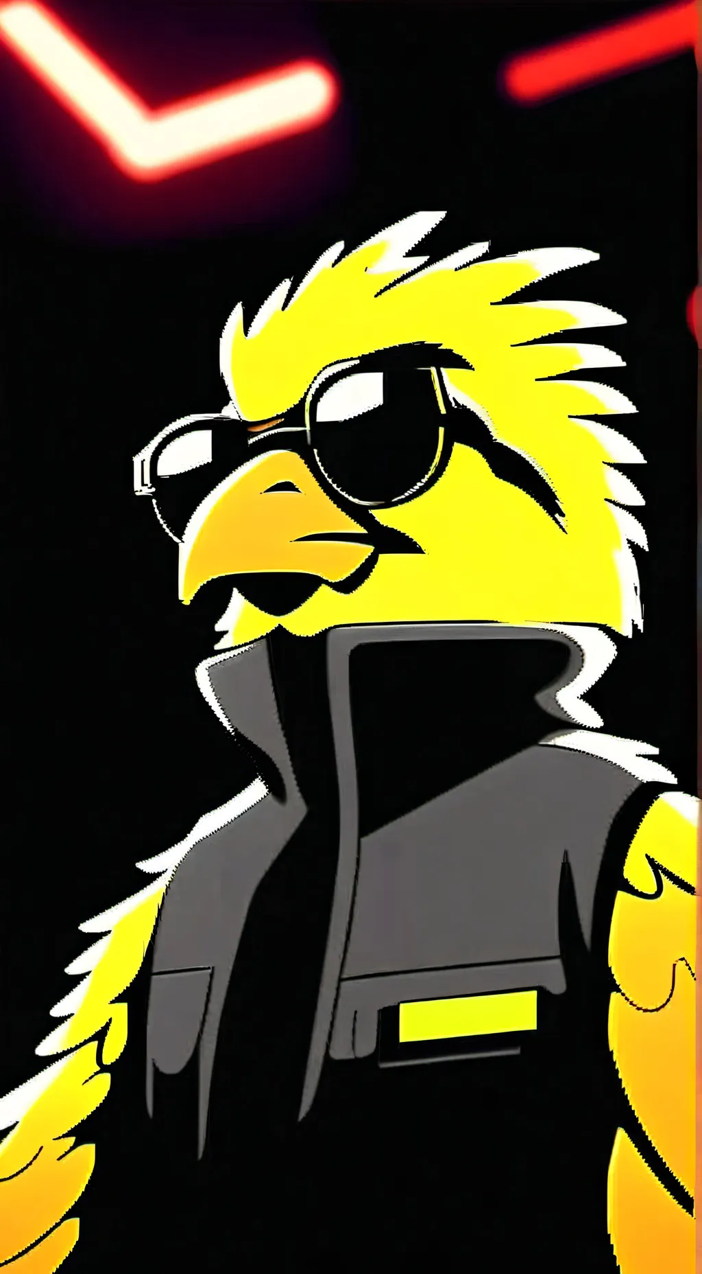 ai character: Kicken Chicken background